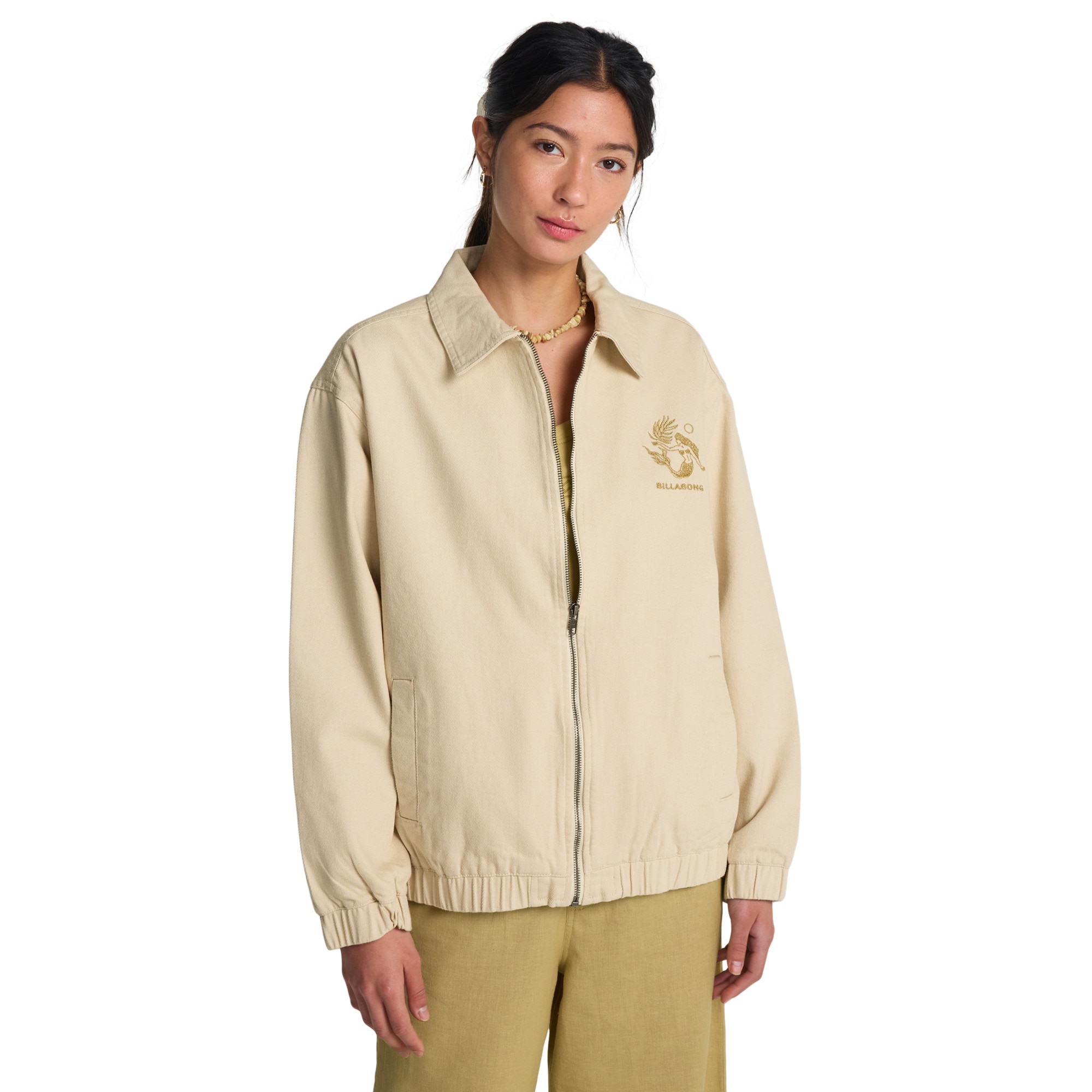 Chaqueta de mujer Chill Time Billabong - Blanco Blanco-1