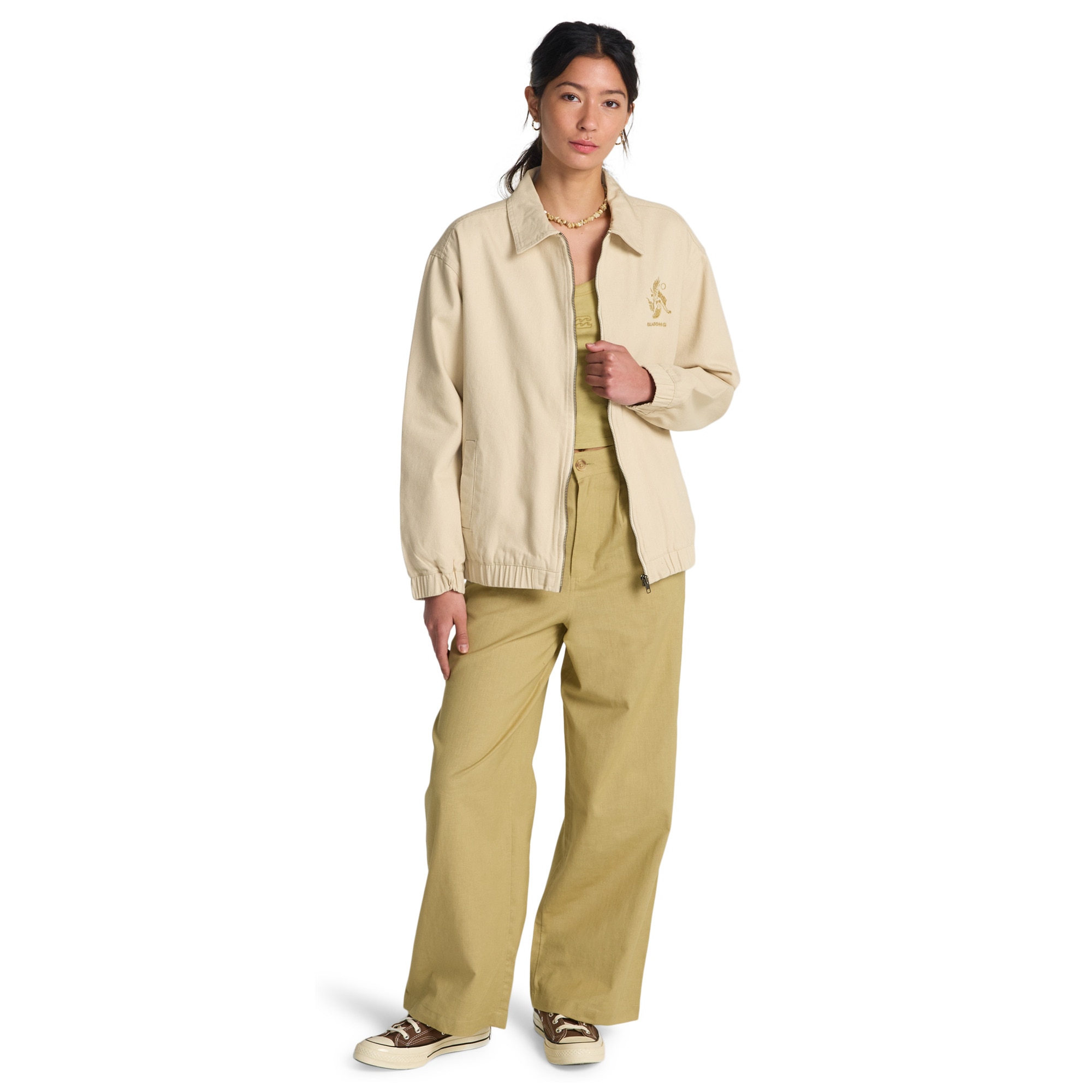 Chaqueta de mujer Chill Time Billabong - Blanco Blanco-3