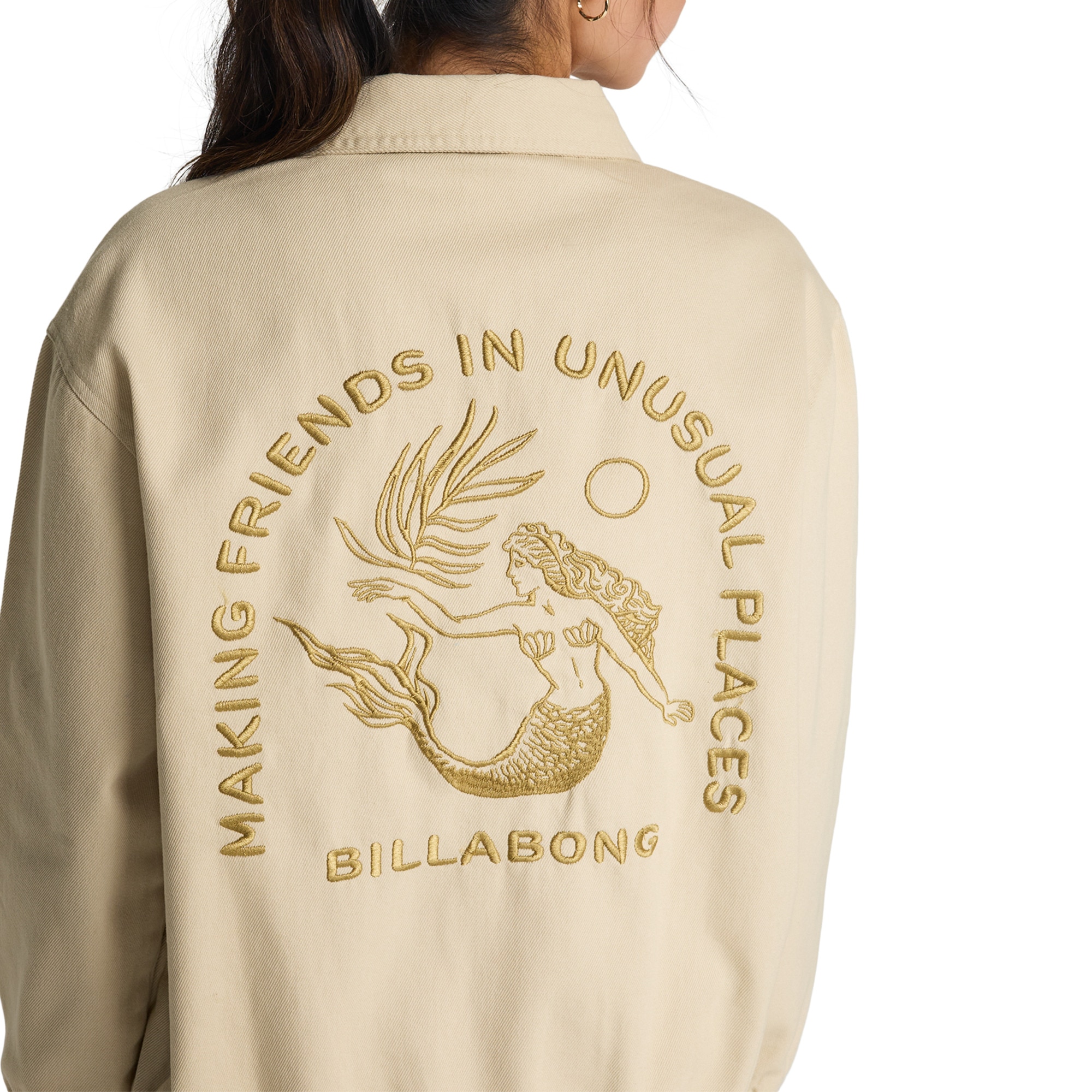 Chaqueta de mujer Chill Time Billabong - Blanco Blanco-6