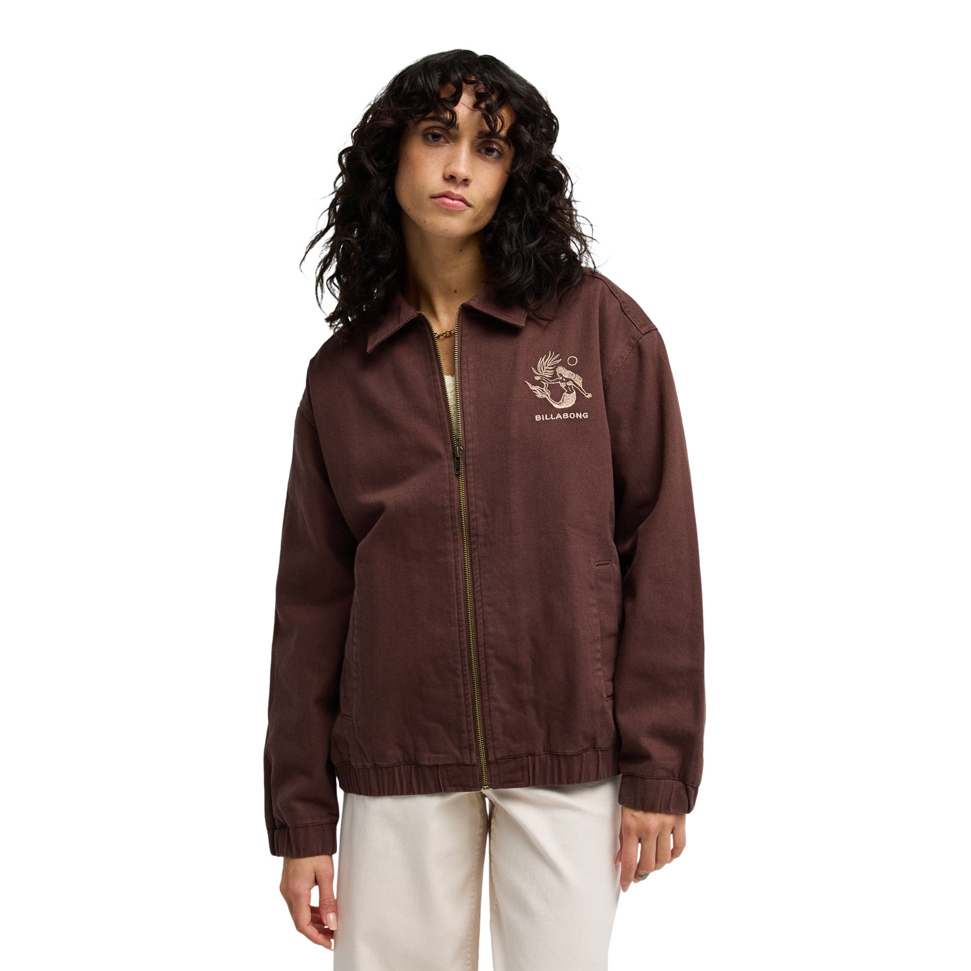 Imagen 1 de Chaqueta de mujer Chill Time Billabong - Marrón Marrón