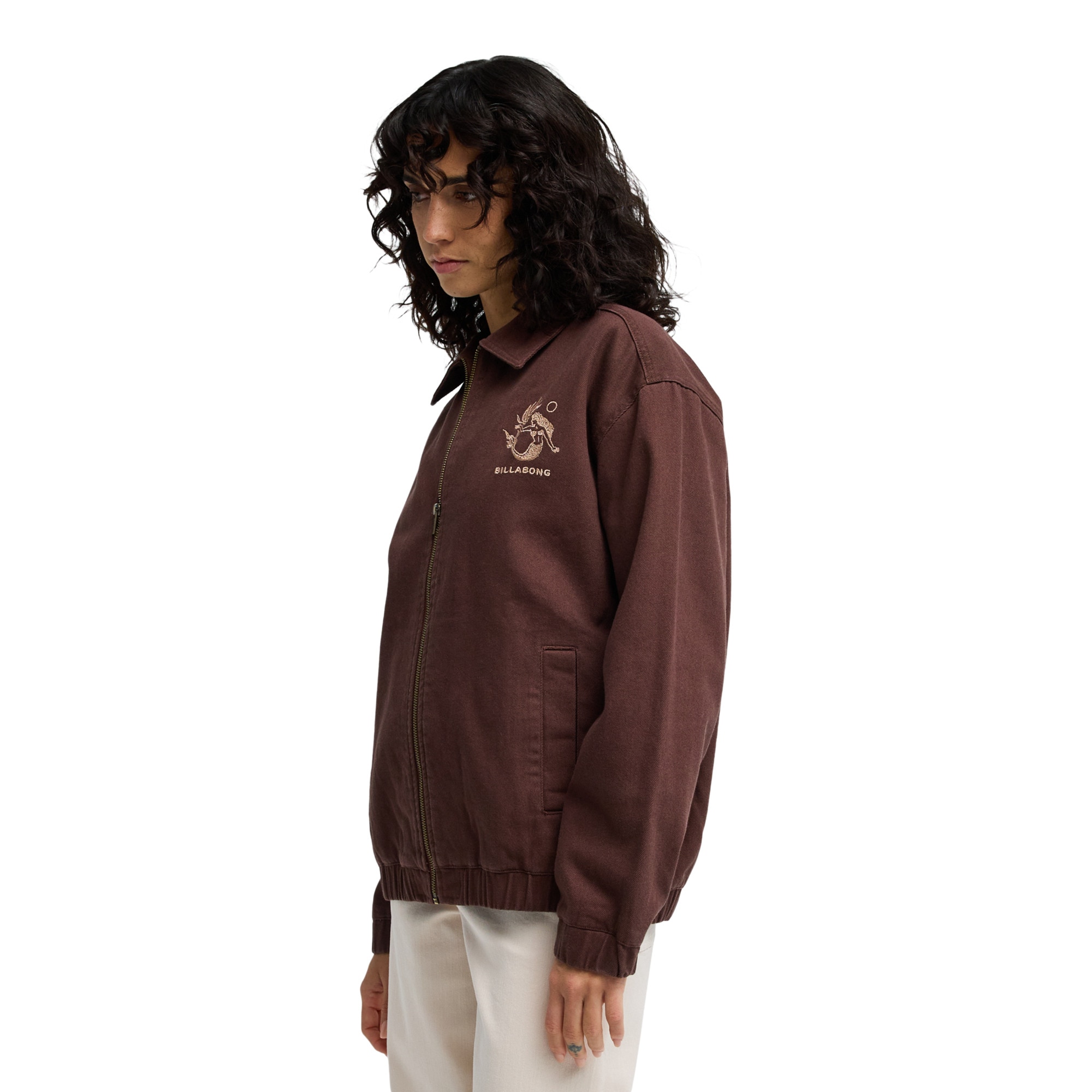 Imagen 4 de Chaqueta de mujer Chill Time Billabong - Marrón Marrón