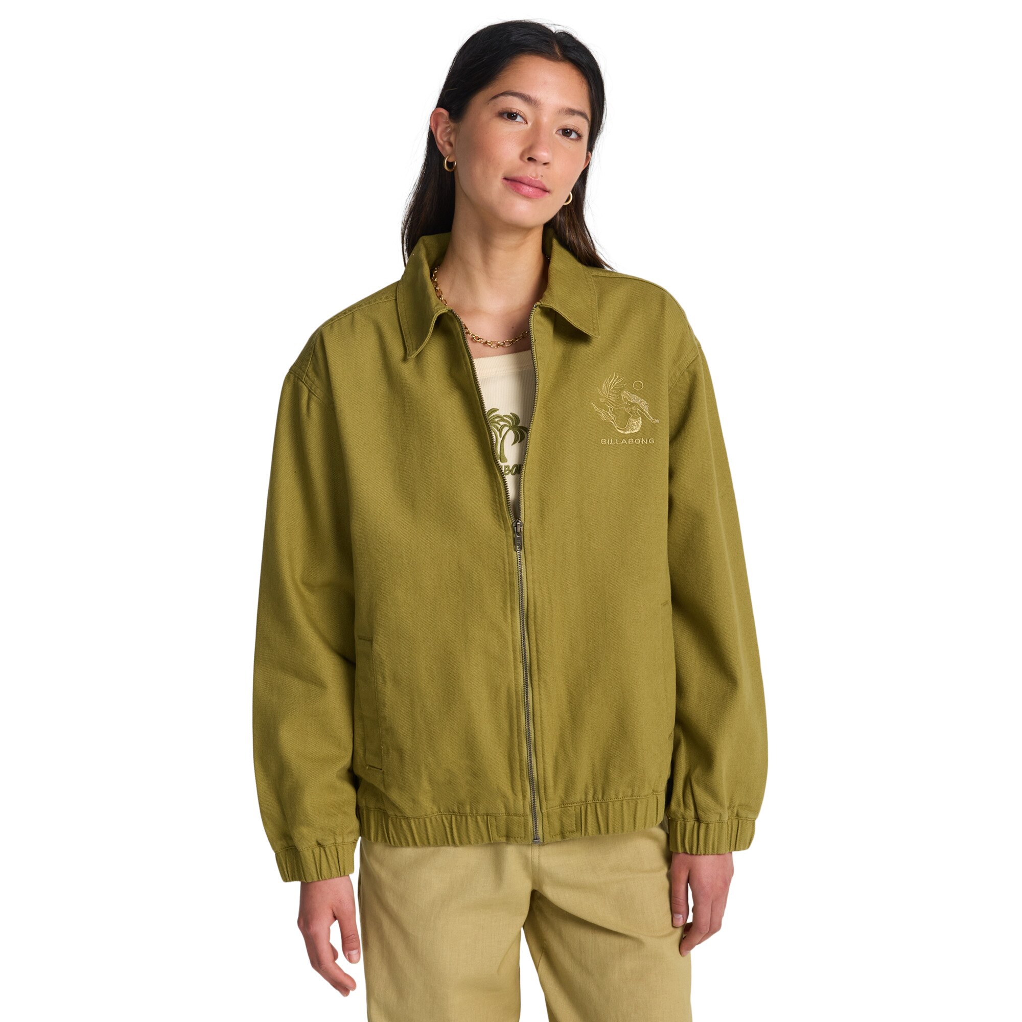 Chaqueta de mujer Chill Time Billabong - Beige Beige-1