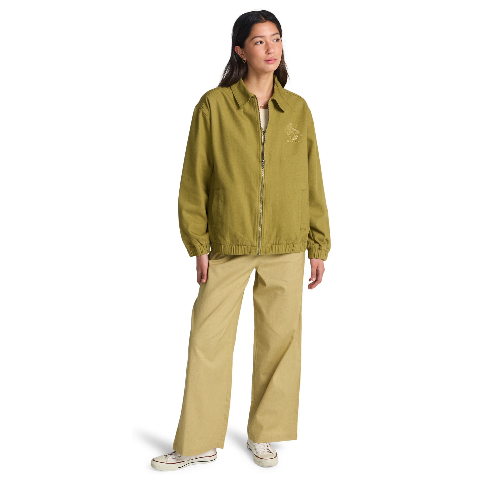 Chaqueta de mujer Chill Time Billabong - Beige Beige-3