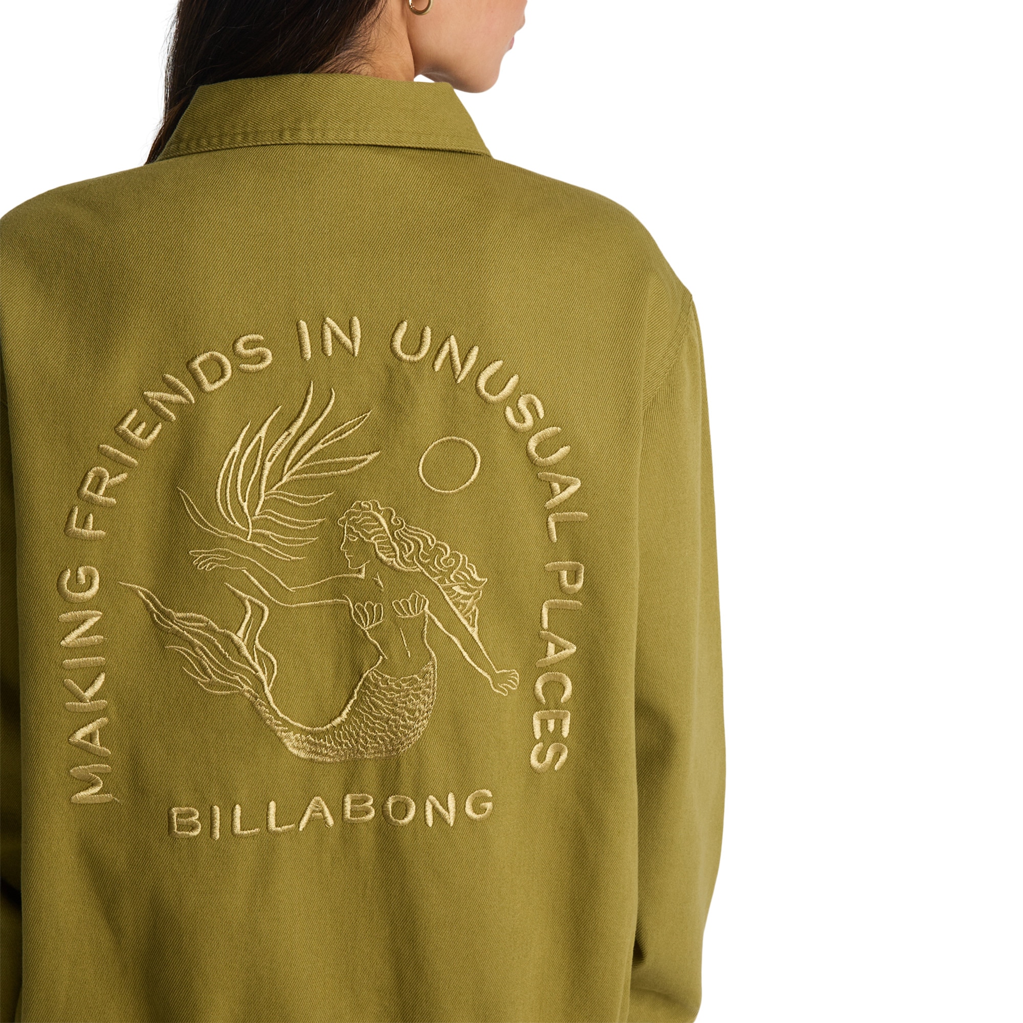 Chaqueta de mujer Chill Time Billabong - Beige Beige-5