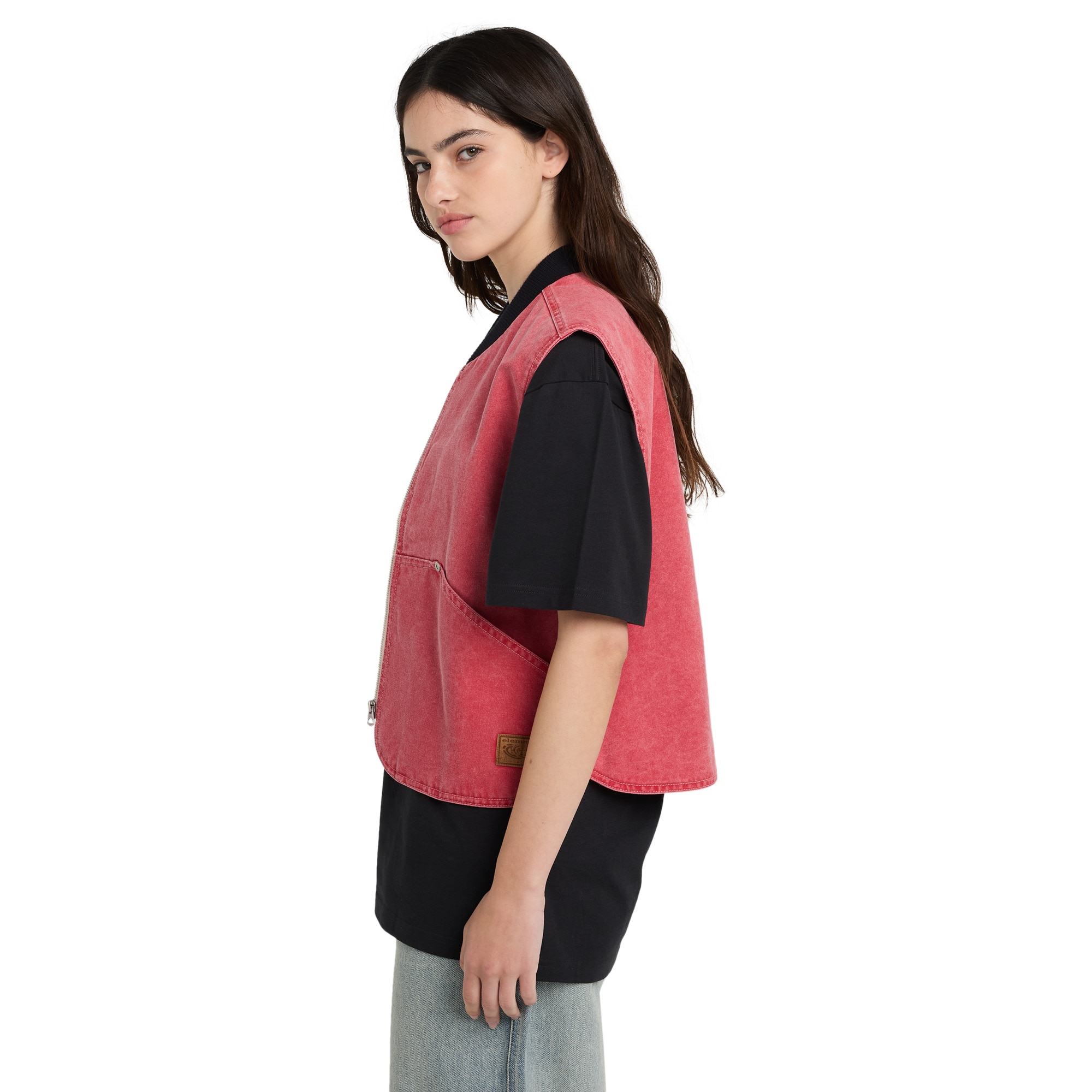 Camiseta de mujer Chore W Element - Rojo Rojo-3