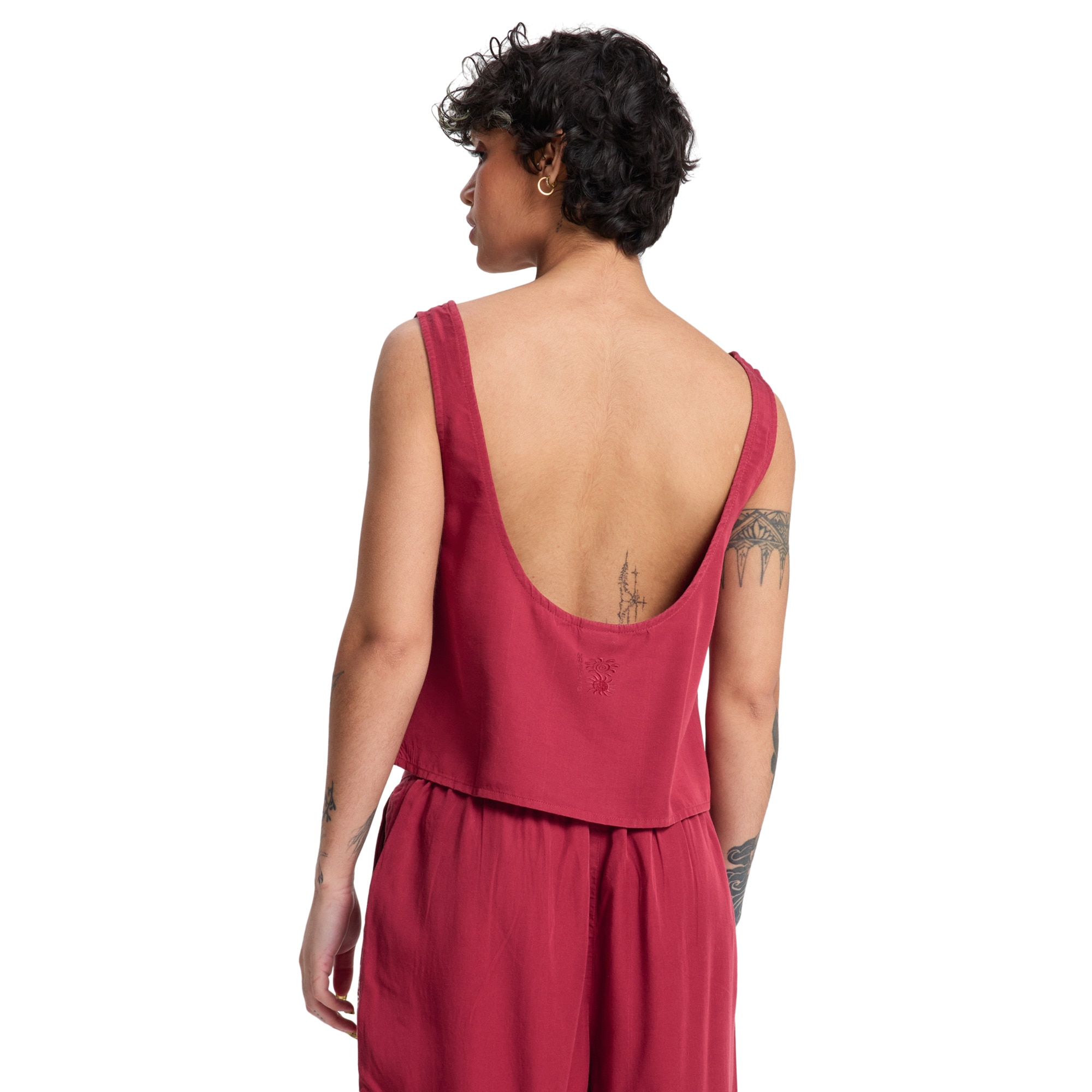 Camiseta de mujer Vista Quiksilver - Rojo Rojo-2