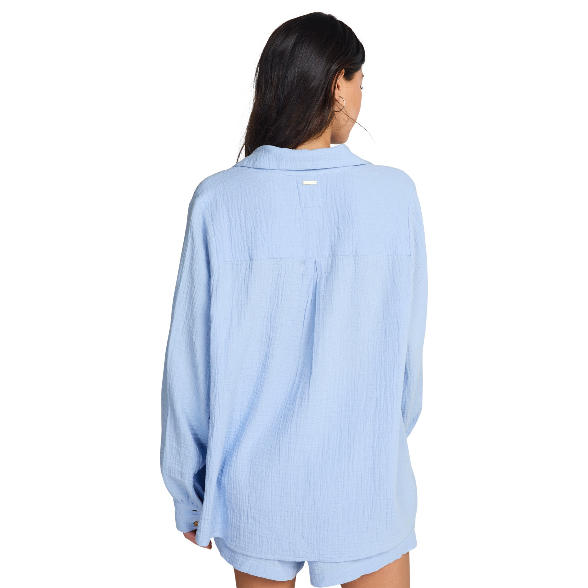 Imagen 3 de Camisa con botones para mujer Swell Blouse Billabong - Azul Azul