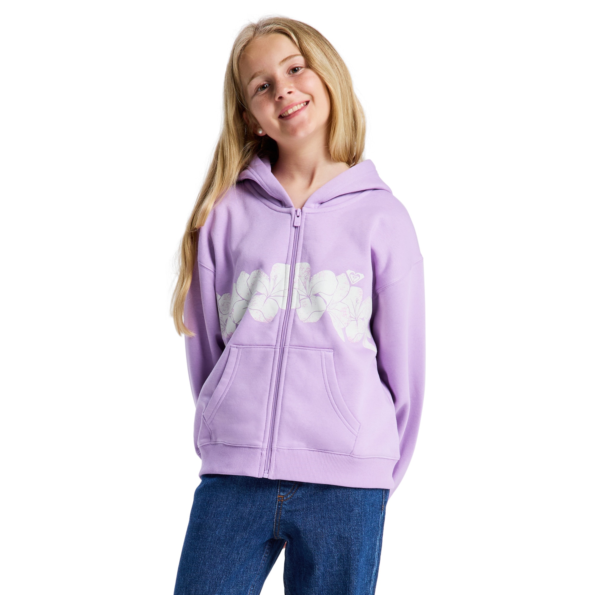 Imagen 0 de Sudadera de niños Midnight Hike Brushed Roxy Morado