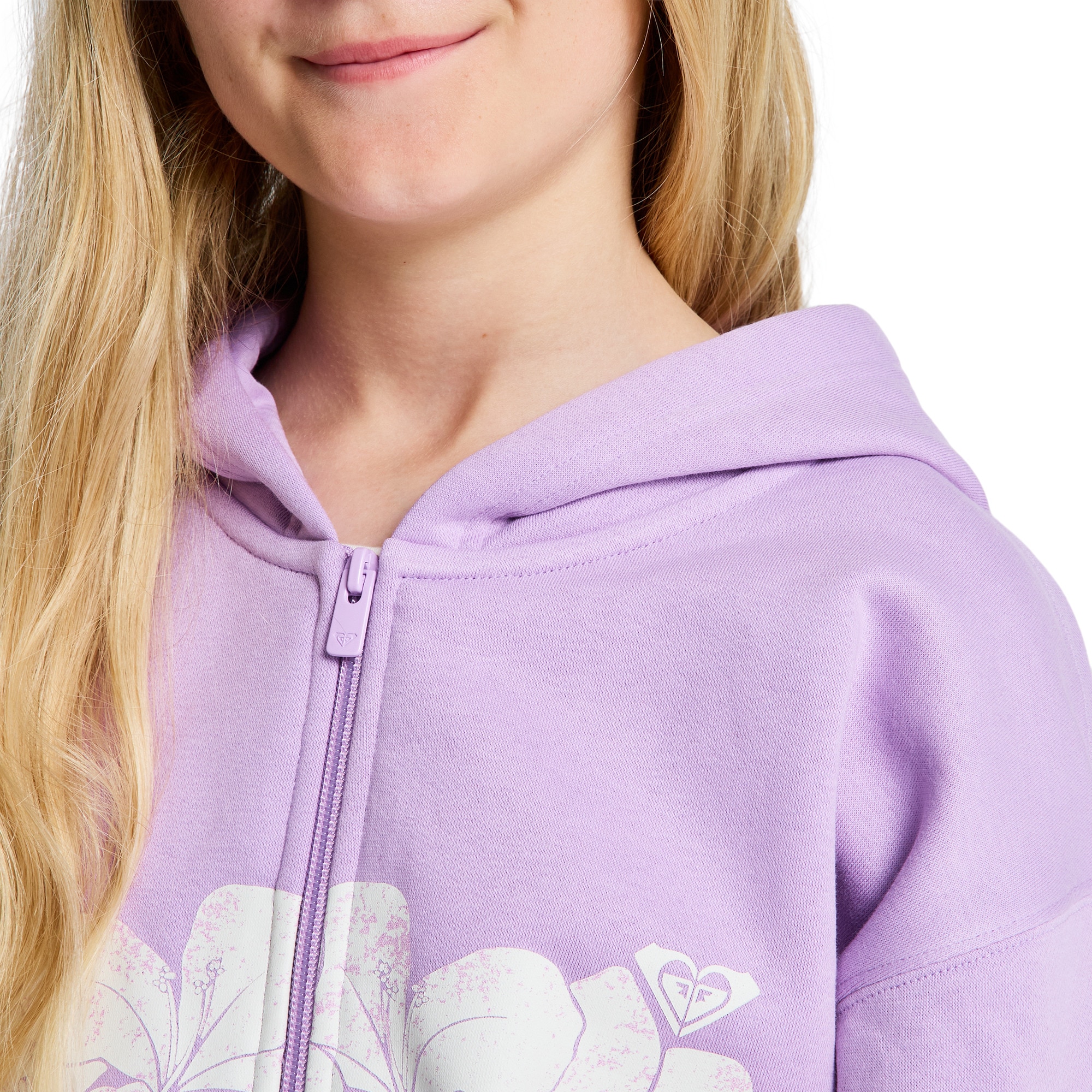 Sudadera de niños Midnight Hike Brushed Roxy - Morado Morado-6