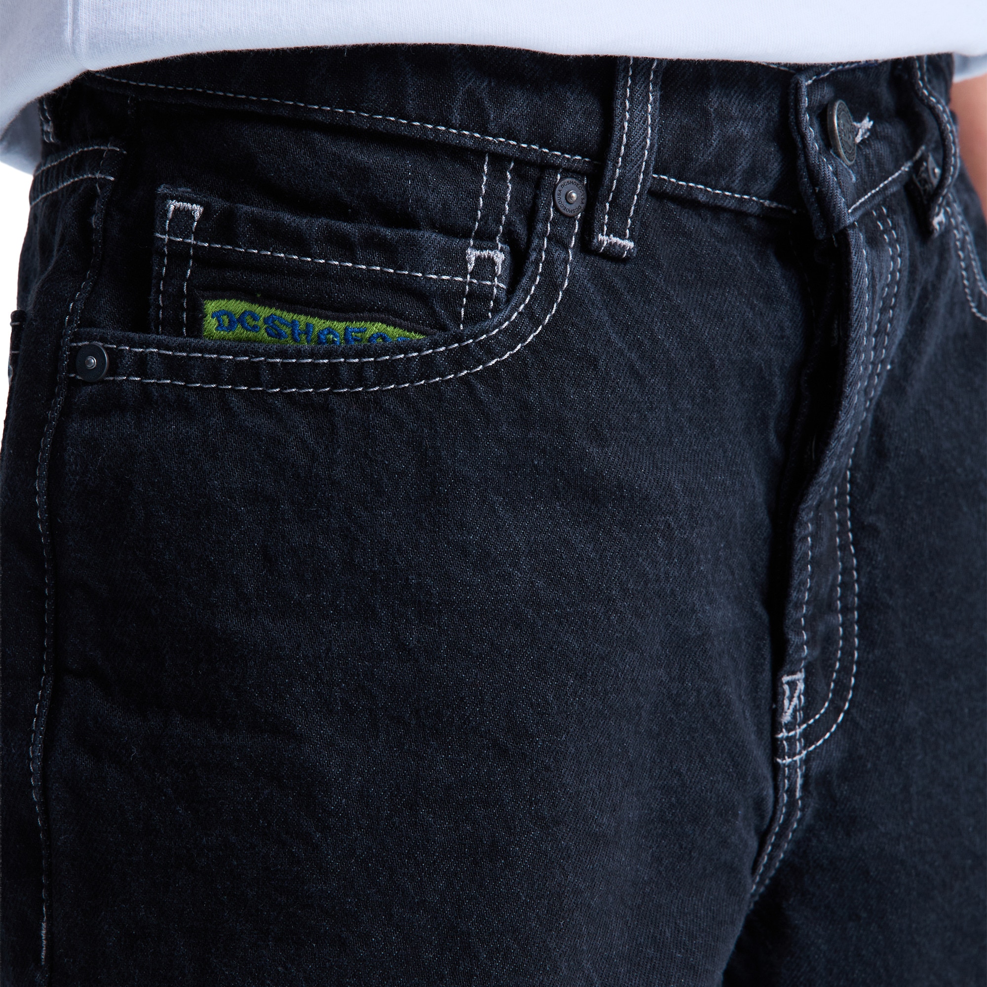 Pantalón corto vaqueros de niños Baggy DC Shoes - Negro Negro-3