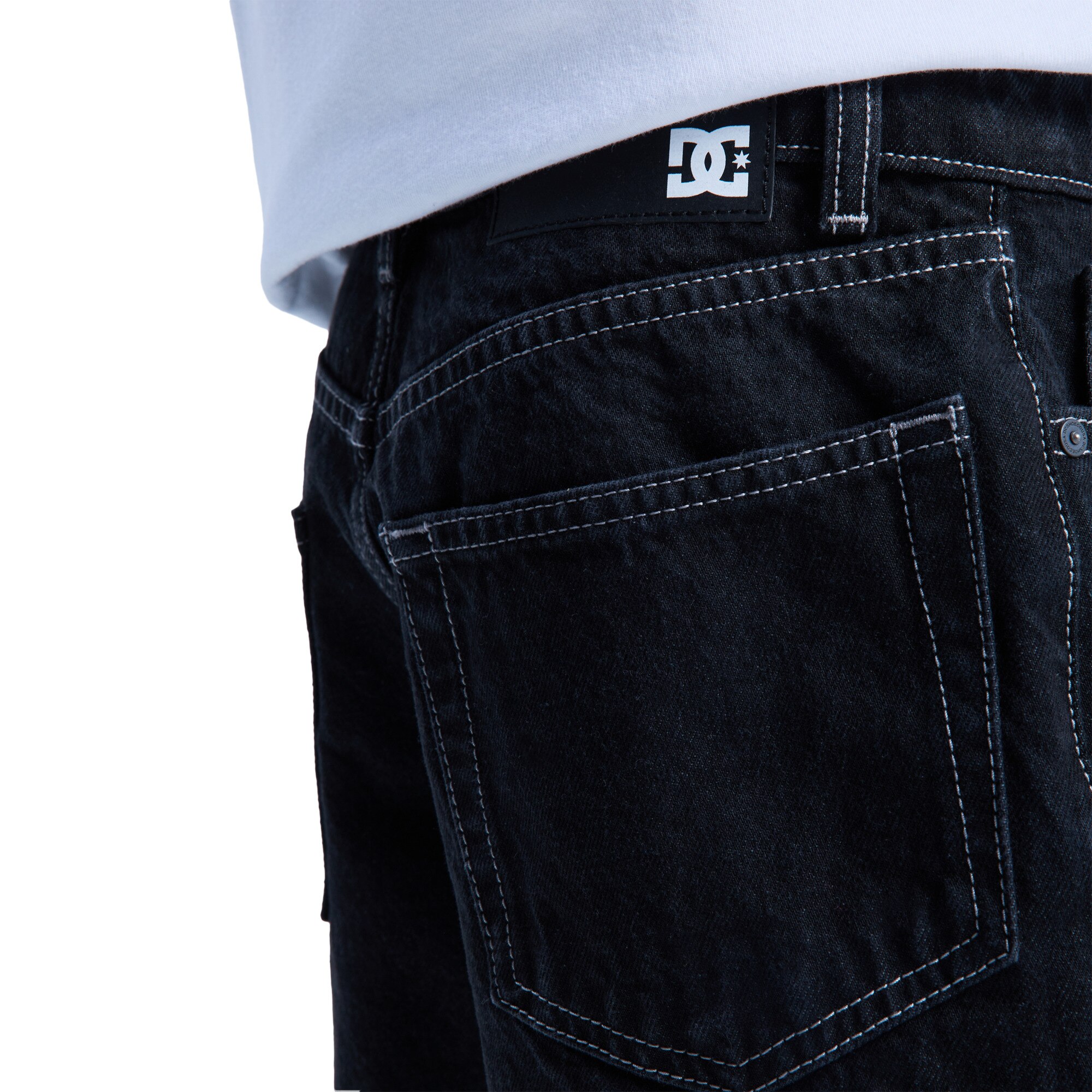 Pantalón corto vaqueros de niños Baggy DC Shoes - Negro Negro-5
