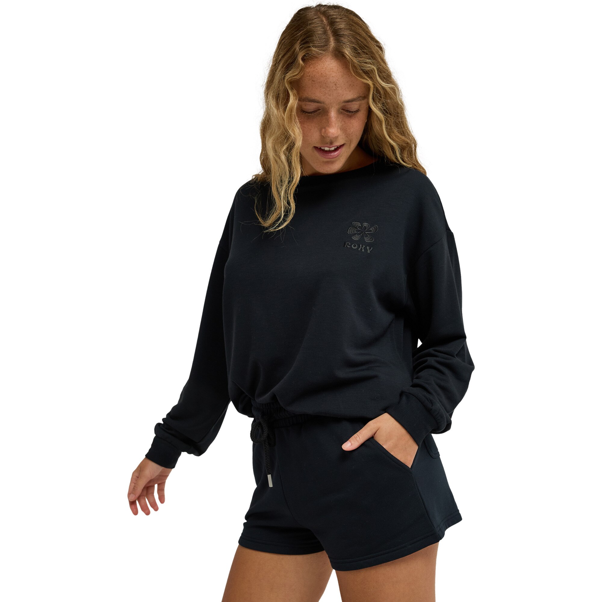 Pantalón corto de mujer Surfing By Moonlight Roxy - Negro Negro-4
