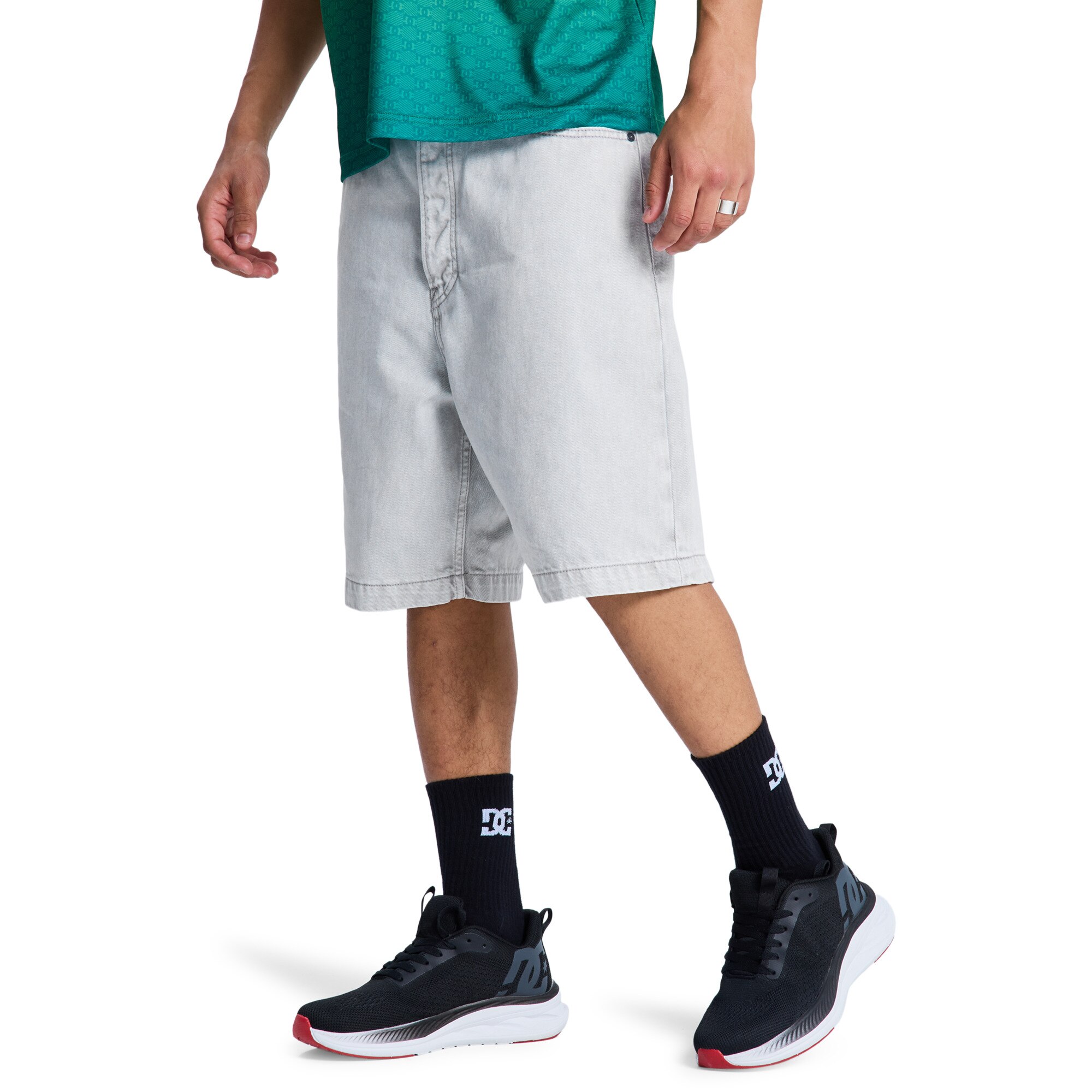 Pantalón corto vaqueros de hombre Baggy DC Shoes - Gris Gris-3