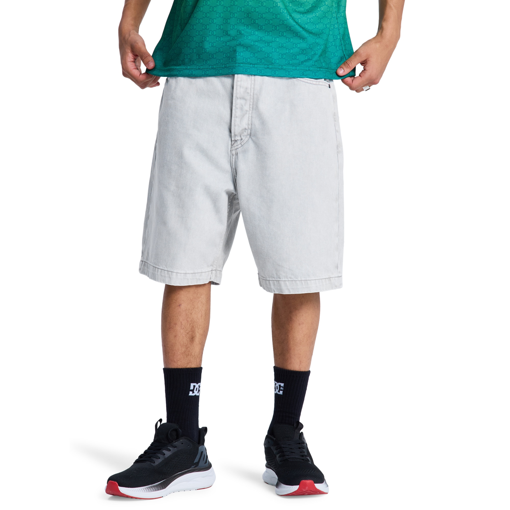 Pantalón corto vaqueros de hombre Baggy DC Shoes - Gris Gris-1