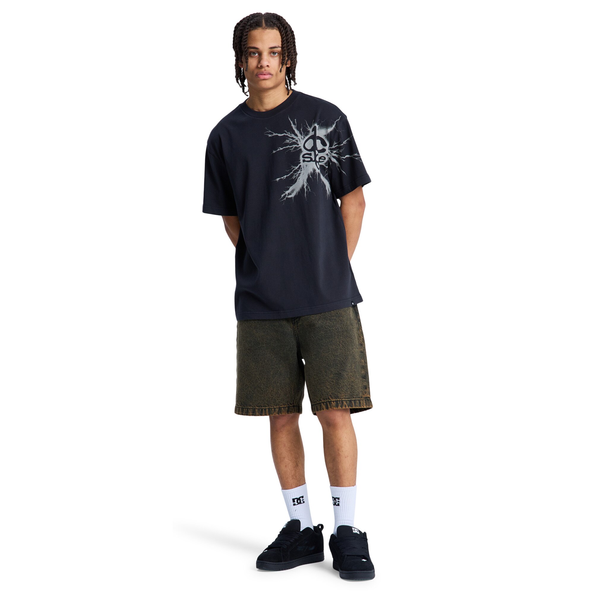 Pantalón corto vaqueros de hombre Baggy DC Shoes - Verde Verde-3