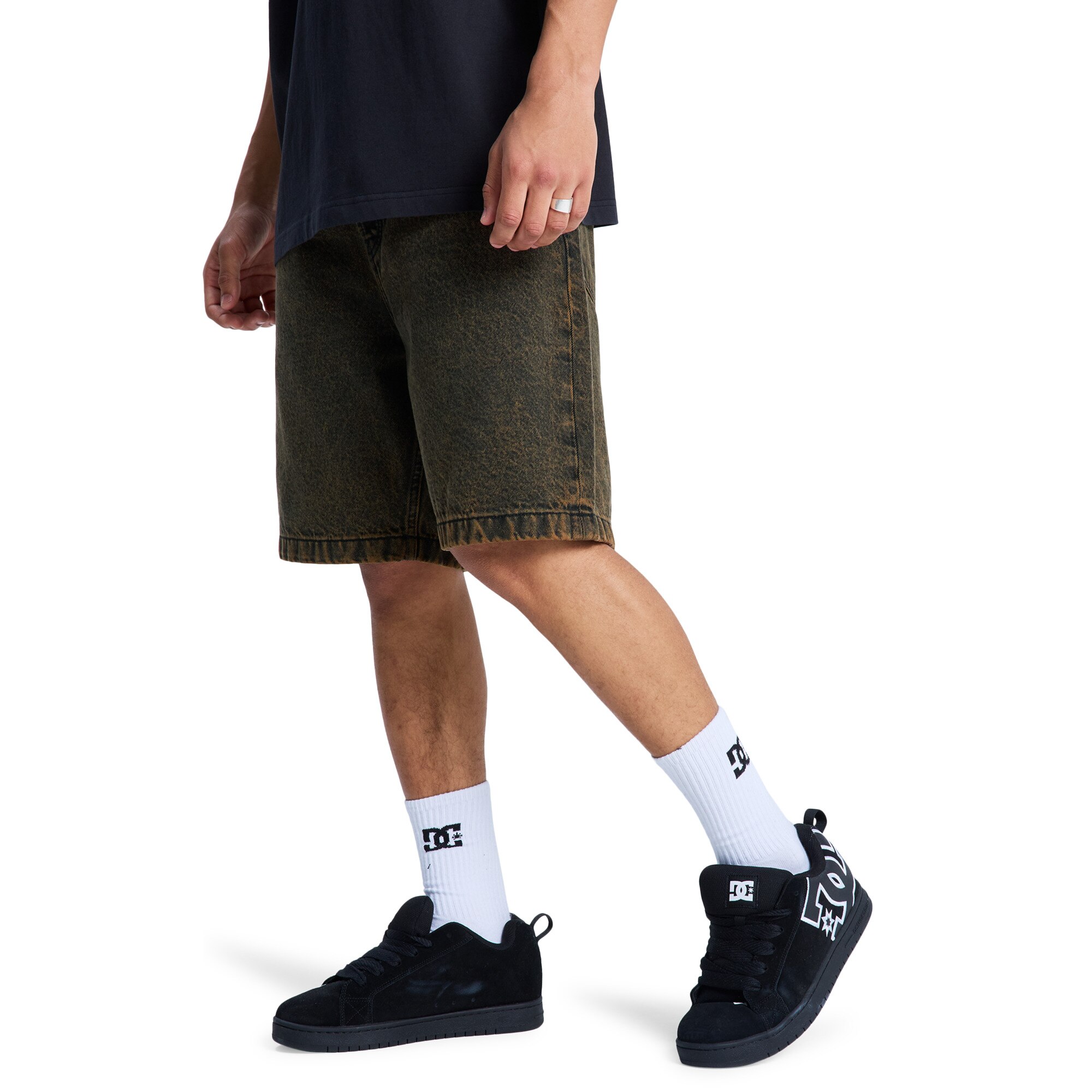 Pantalón corto vaqueros de hombre Baggy DC Shoes - Verde Verde-4
