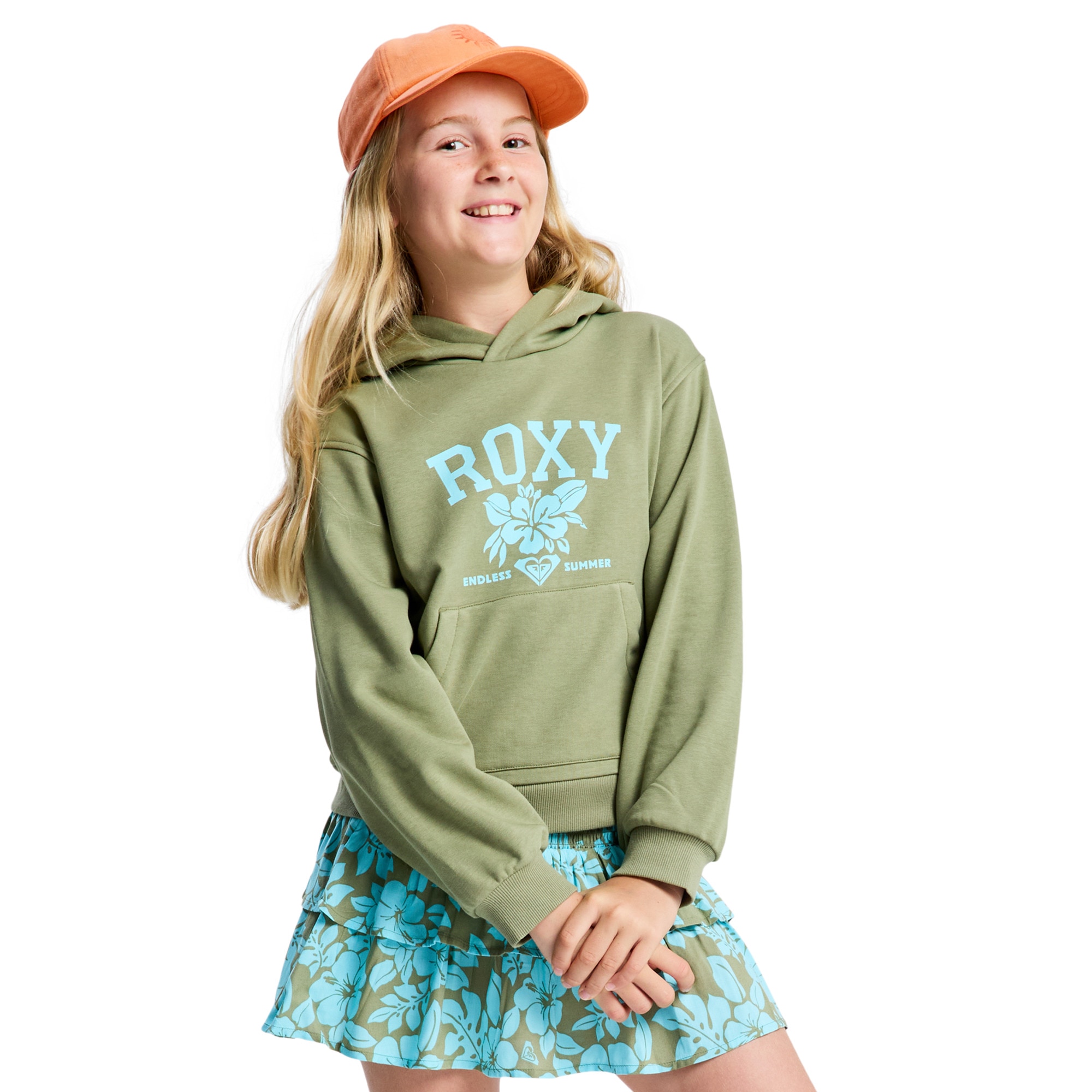Imagen 0 de Sudadera de niños Hope You Trust 2 Roxy Verde Oliva