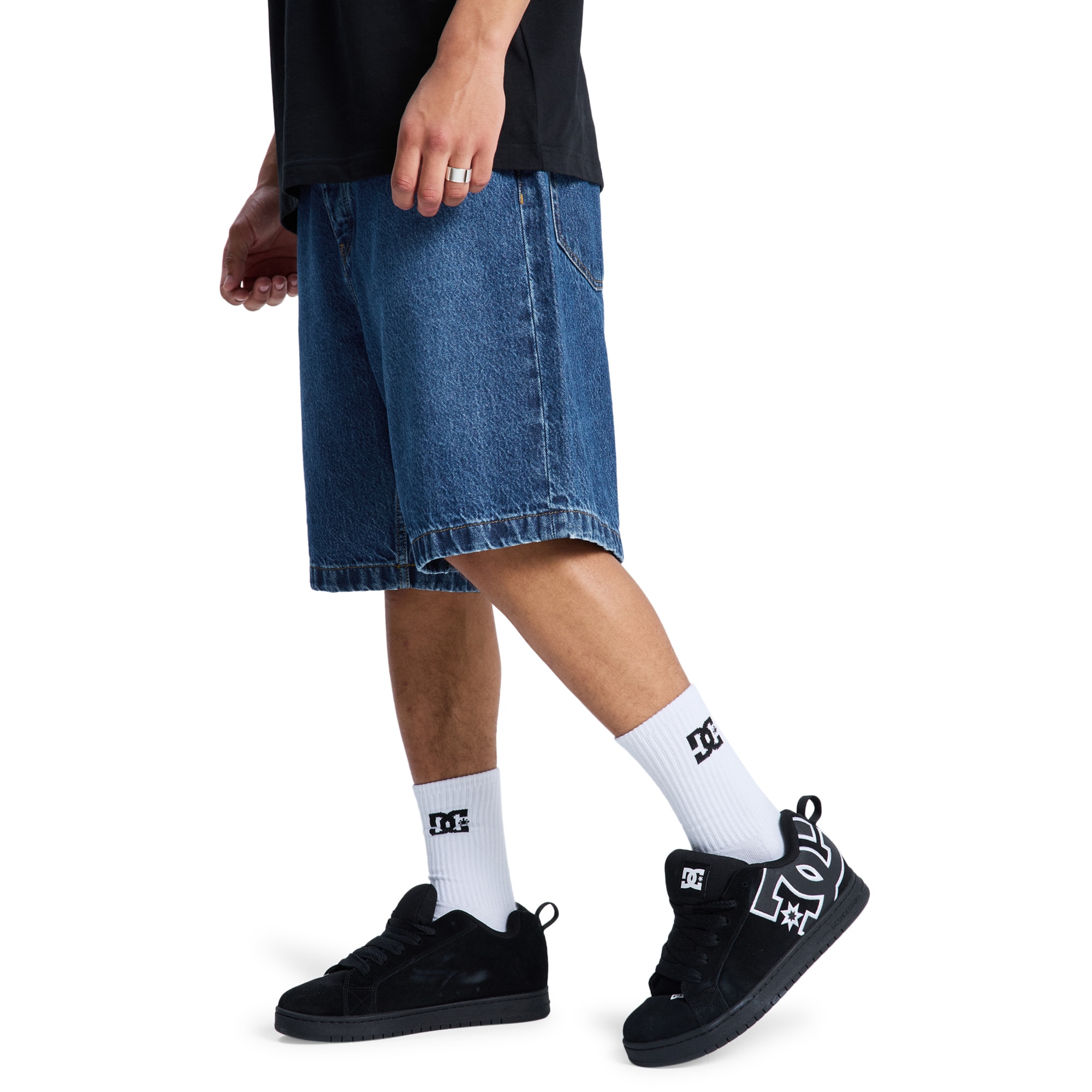 Pantalón corto vaqueros de hombre Baggy DC Shoes - Azul denim Azul denim-4