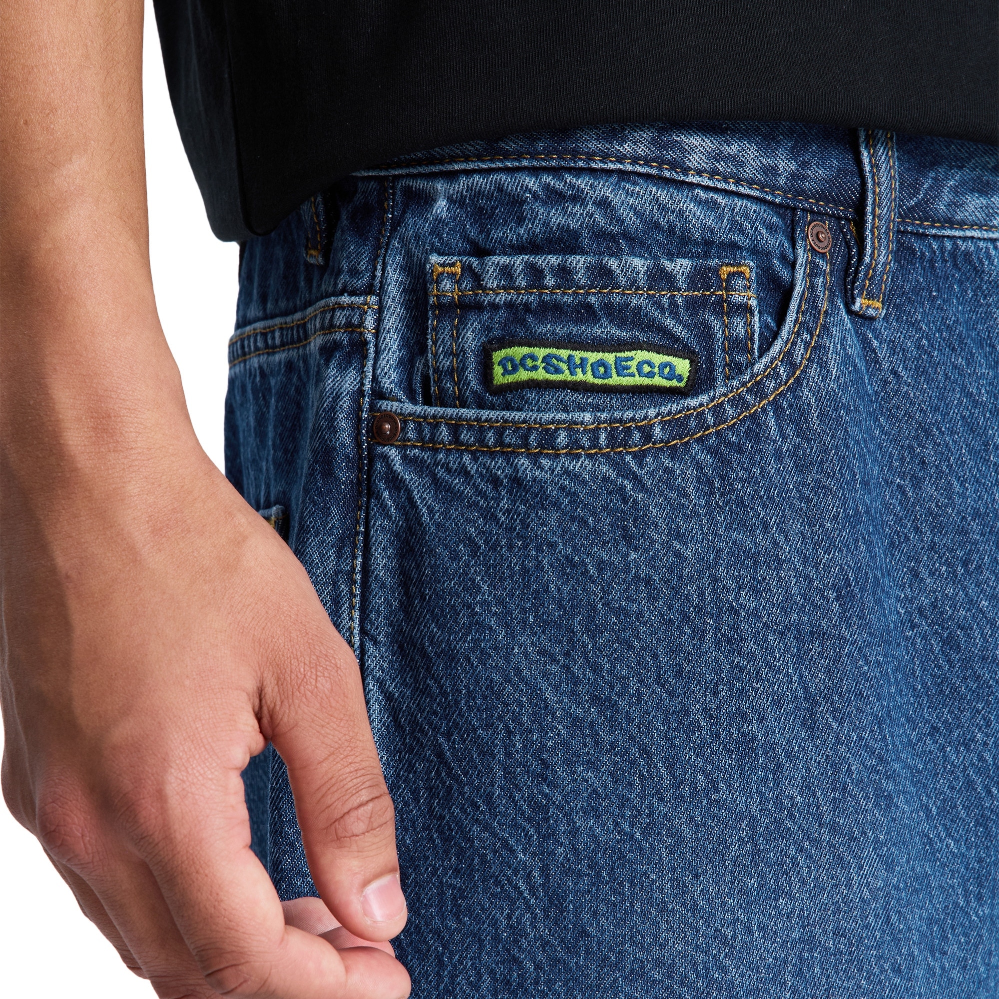 Pantalón corto vaqueros de hombre Baggy DC Shoes - Azul denim Azul denim-5