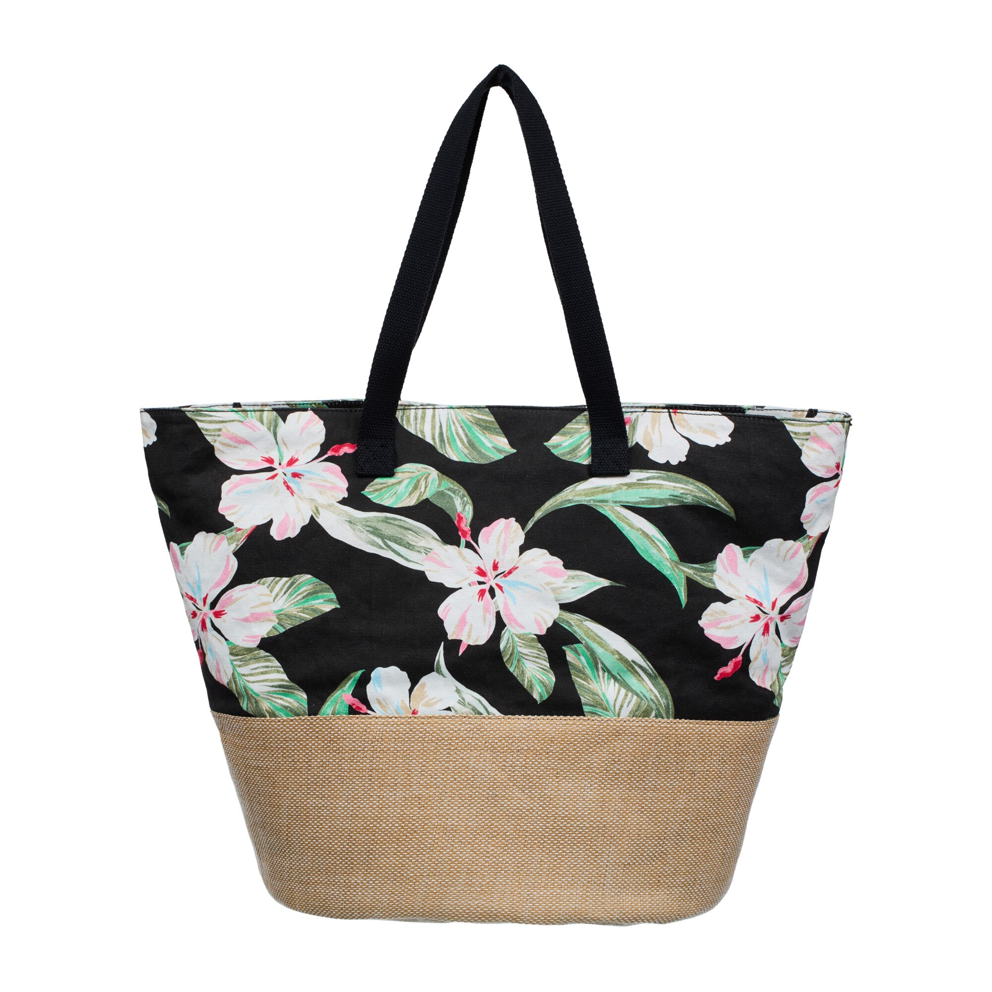 Bolsa de playa de mujer Waikiki Life Roxy - Negro Negro-4