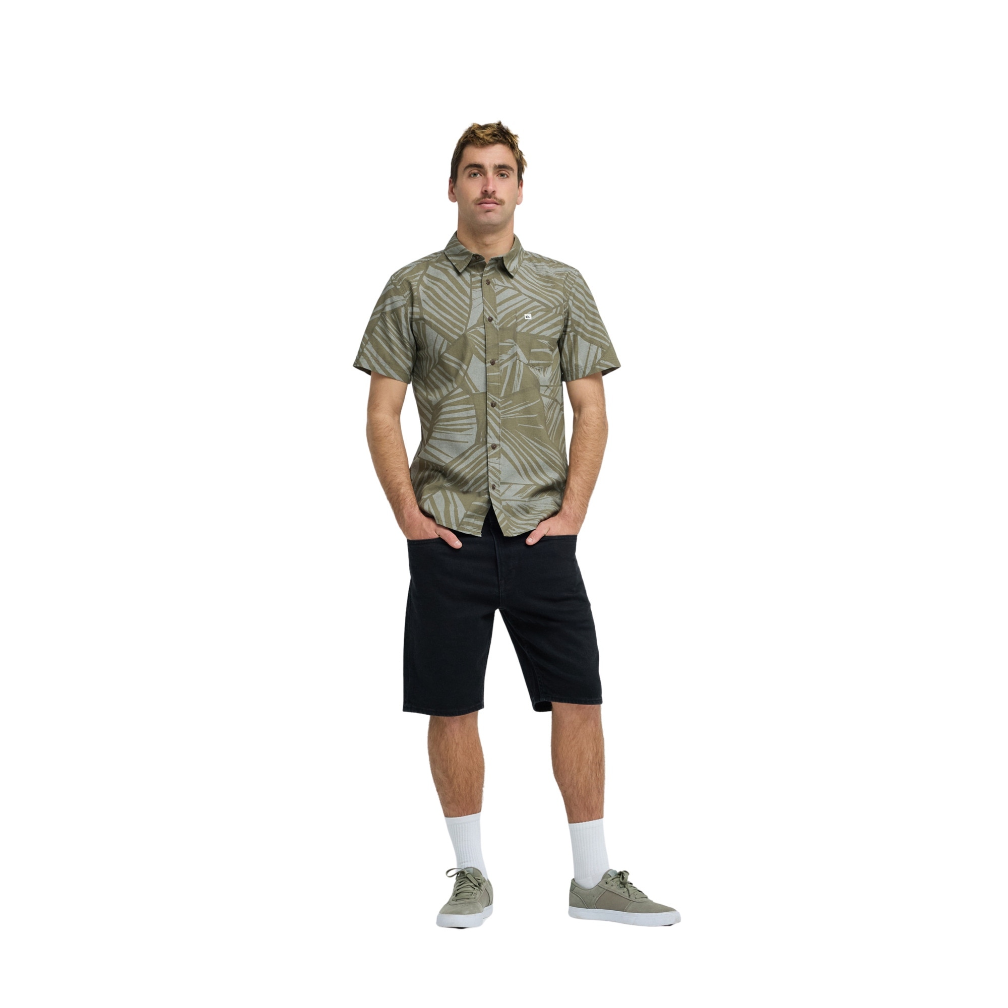 Pantalón corto vaquero de hombre Quiksilver Regular Quiksilver - Negro Negro-4