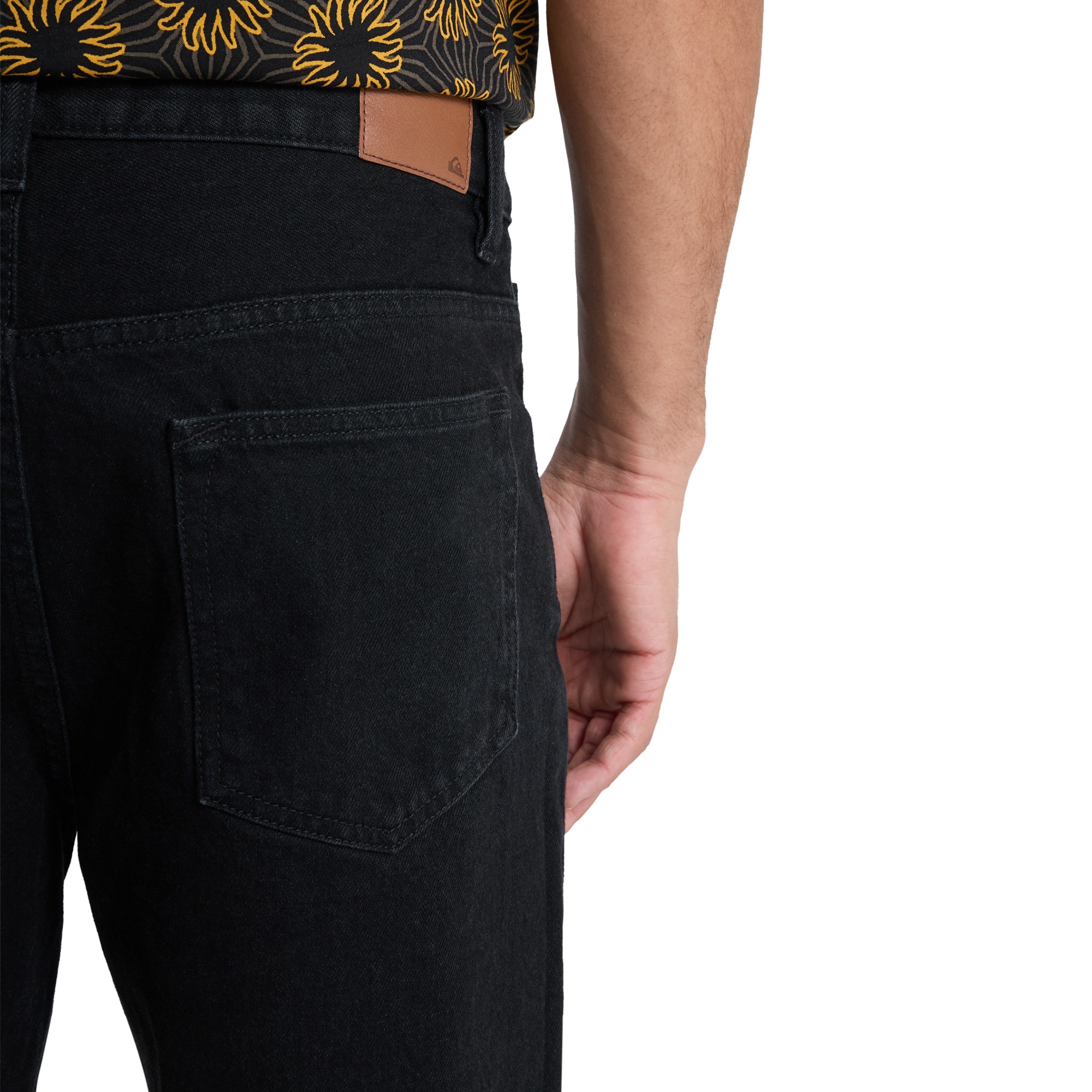 Pantalón corto vaquero de hombre Quiksilver Regular Quiksilver - Negro Negro-5