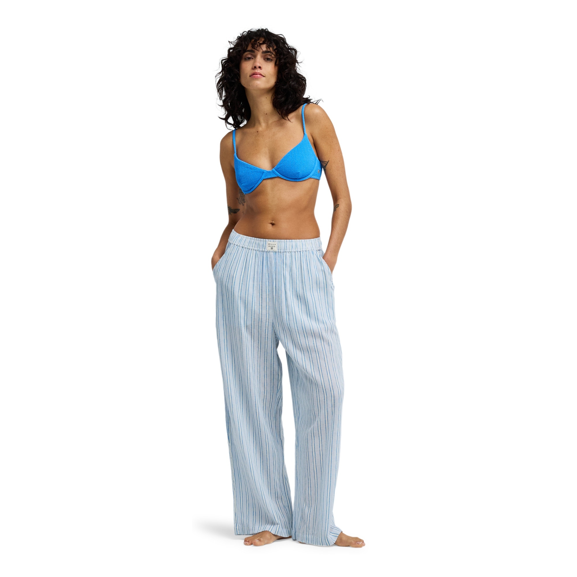 Pantalón de mujer Boyfriend Billabong - Azul Azul-3