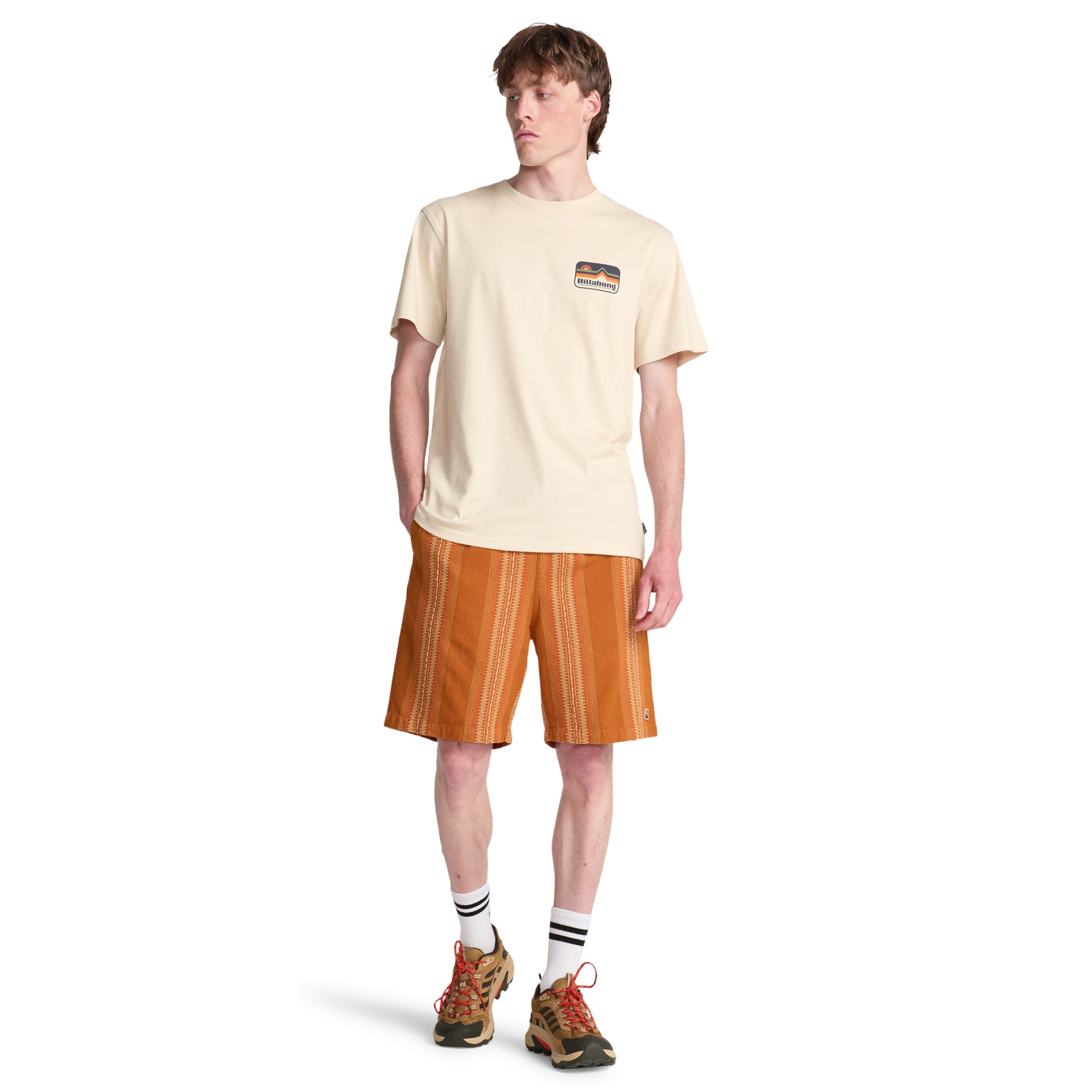 Camiseta de hombre Range Billabong - Beige Beige-3