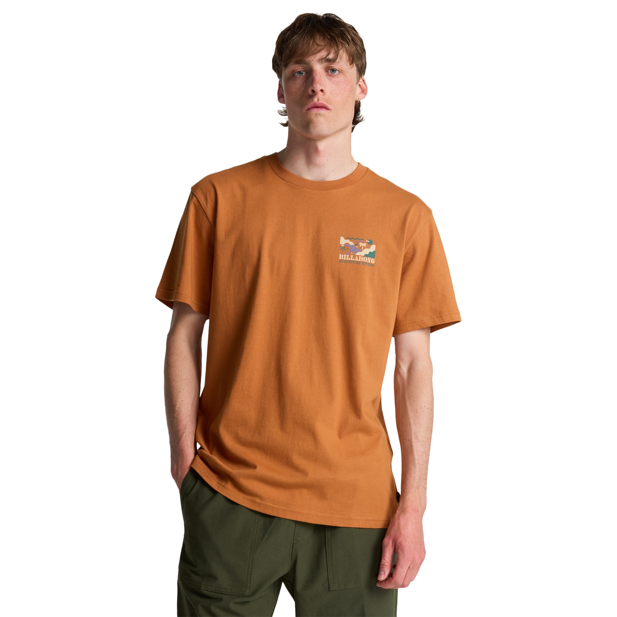 Imagen 0 de Camiseta de hombre Range Billabong Naranja