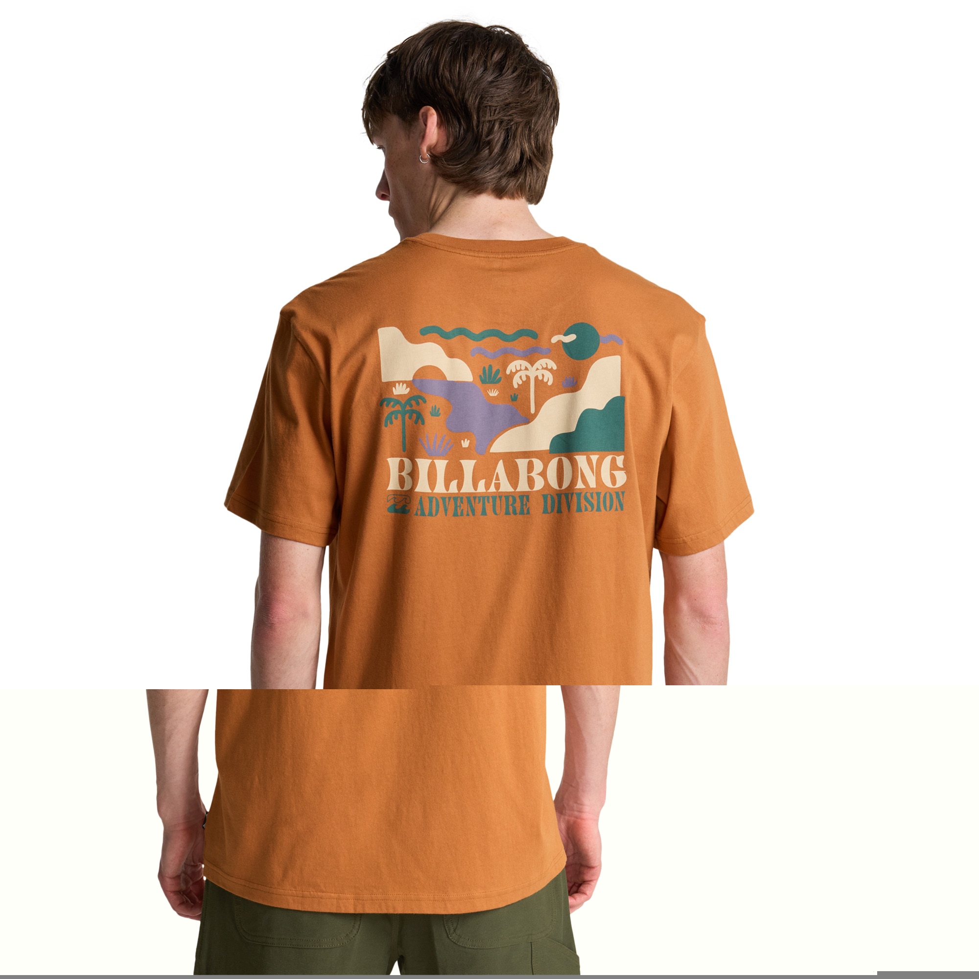 Camiseta de hombre Range Billabong - Naranja Naranja-2