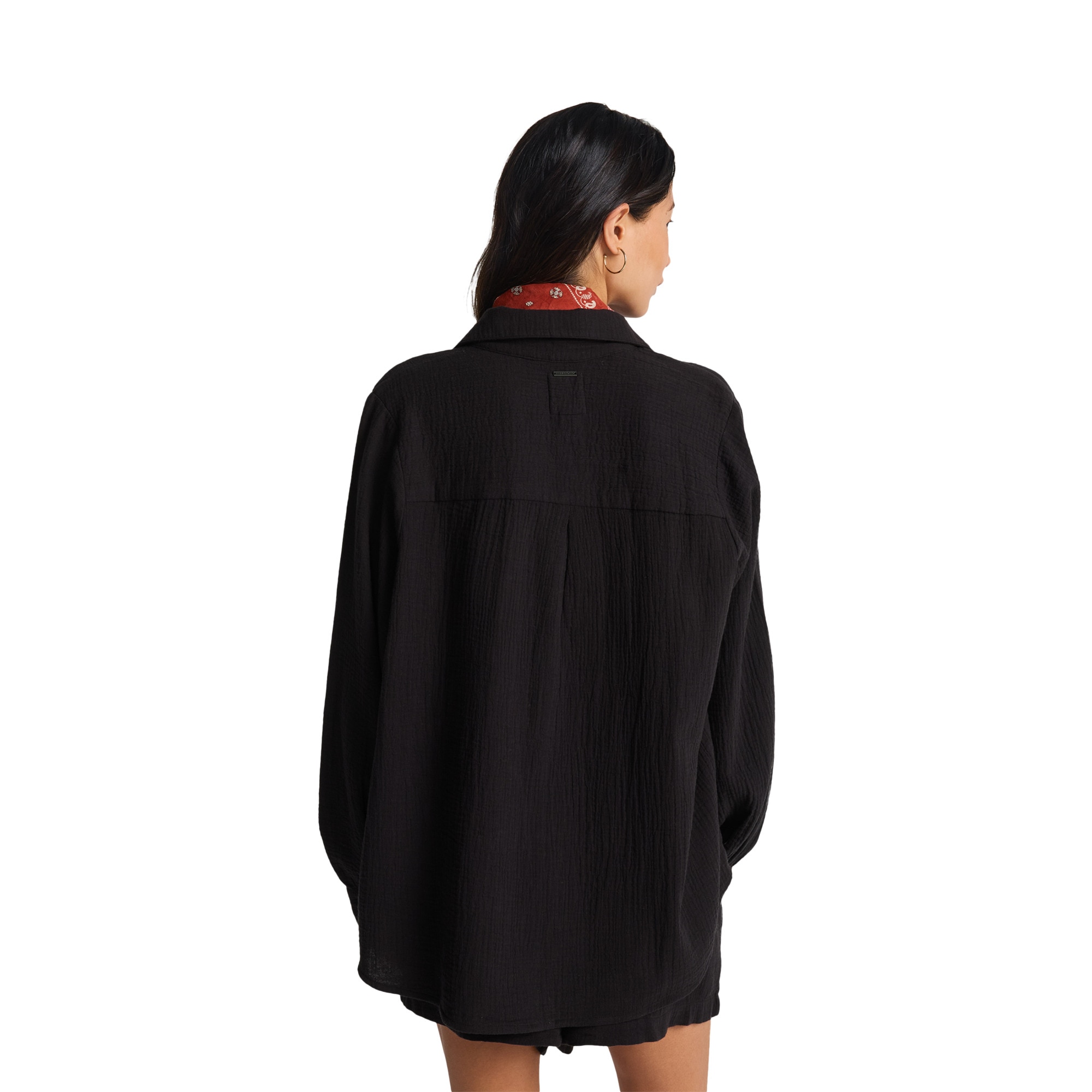Camisa con botones para mujer Swell Blouse Billabong - Negro Negro-3