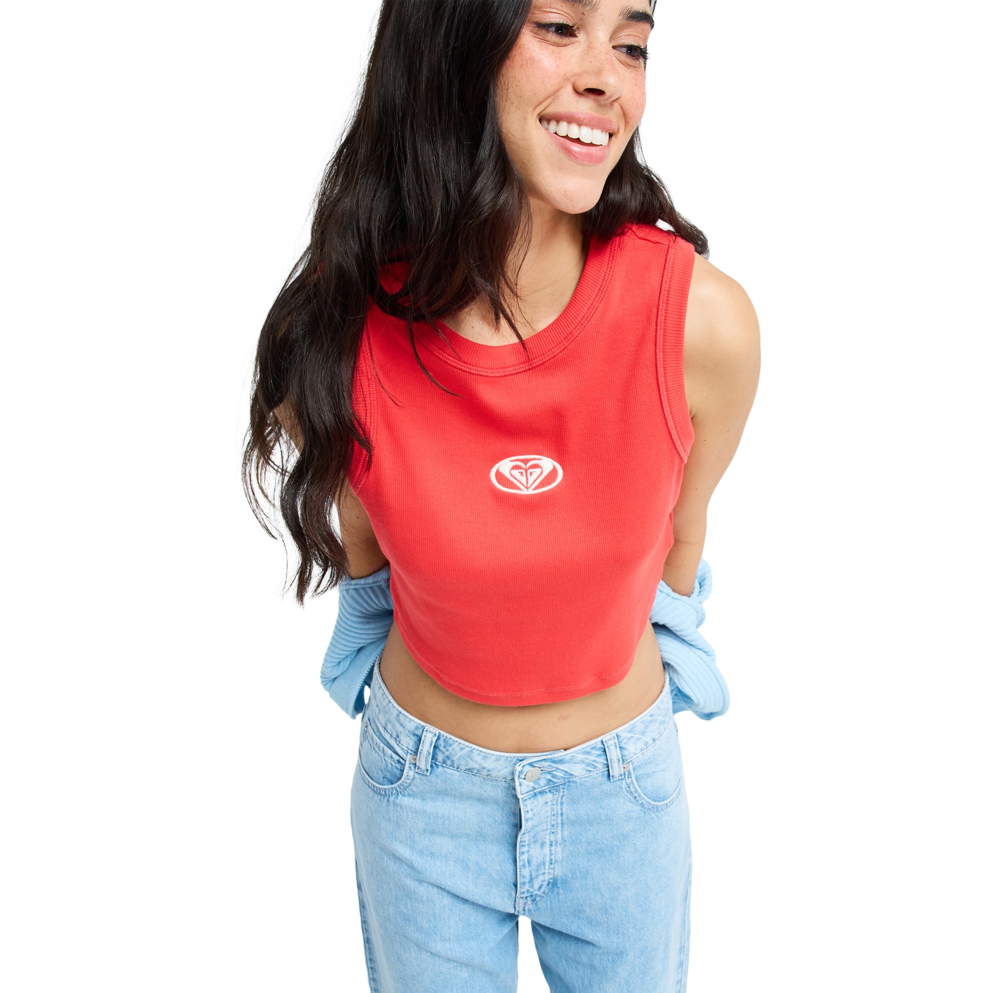 Camiseta de mujer Iconic Days Roxy - Rojo Rojo-2