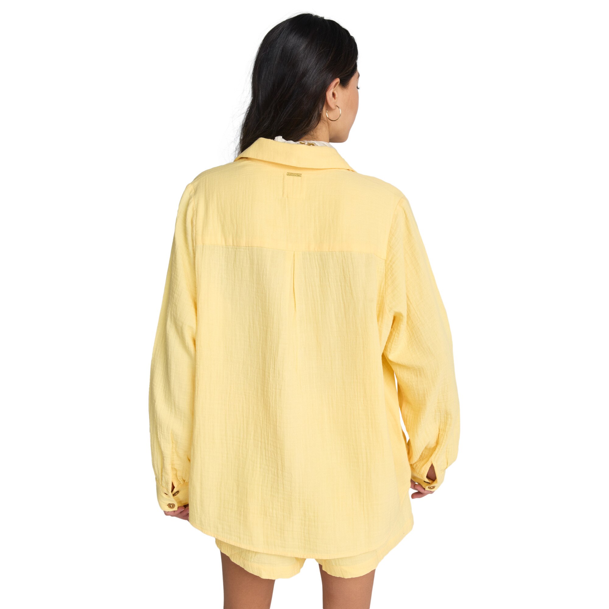 Camisa de mujer Swell Blouse Billabong - Amarillo Amarillo-3