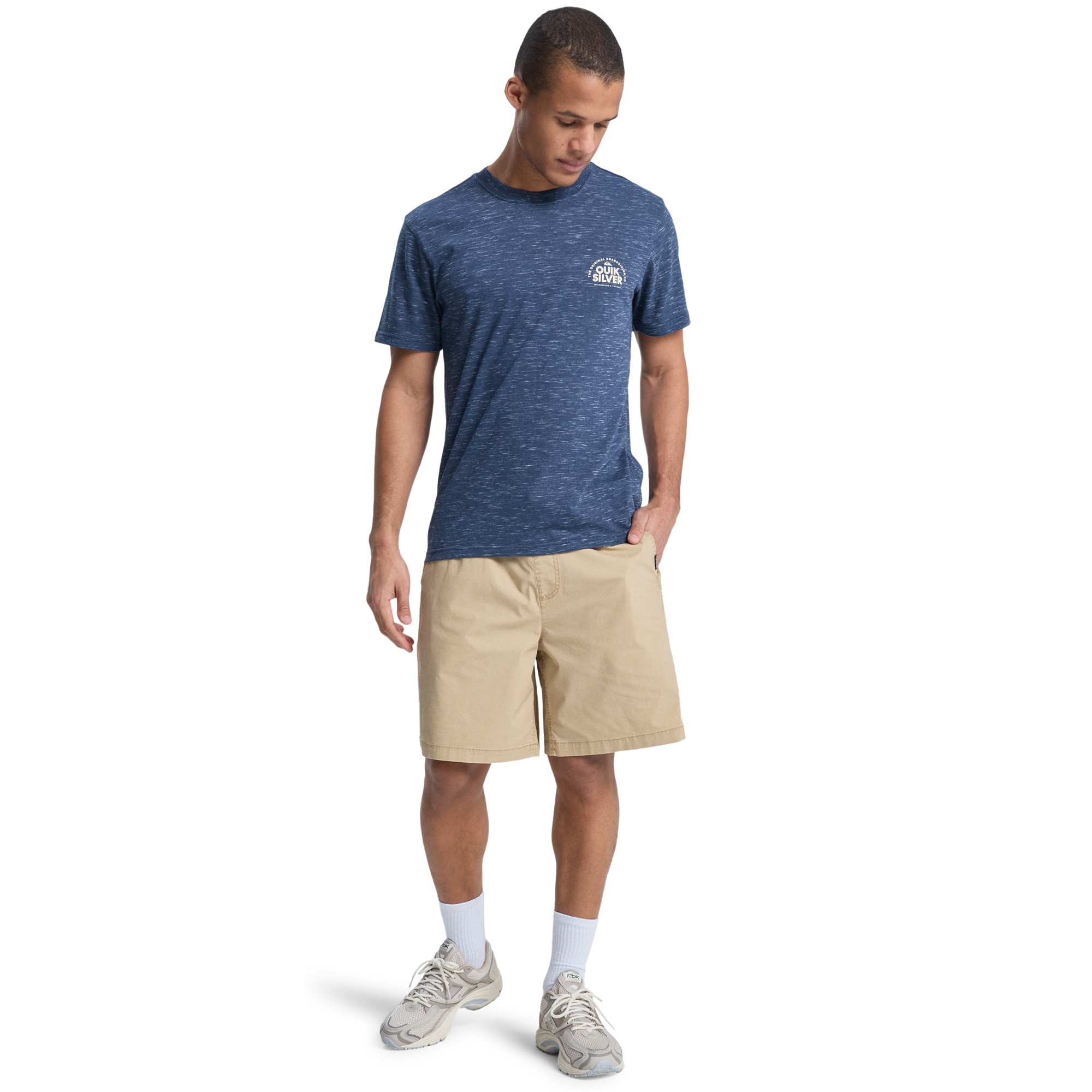 Pantalón corto de hombre Taxer 19" Quiksilver - Marrón Marrón-5