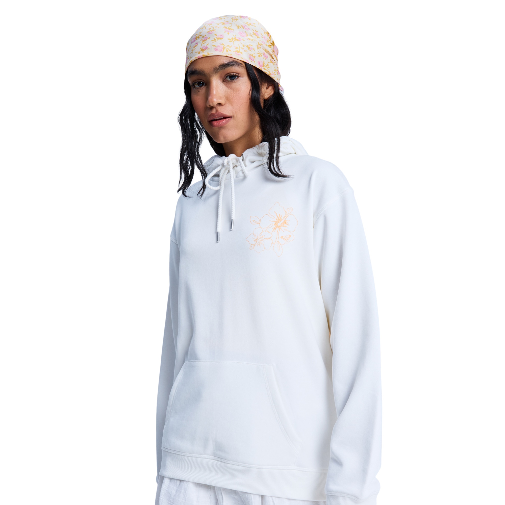 Sudadera de mujer Surf Stoked Terry Vint Roxy - Blanco Blanco-1