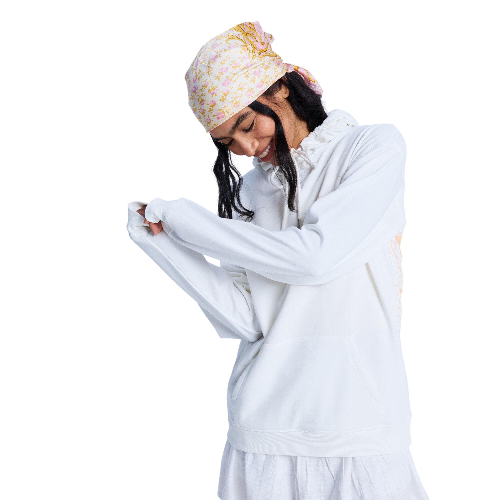 Sudadera de mujer Surf Stoked Terry Vint Roxy - Blanco Blanco-3