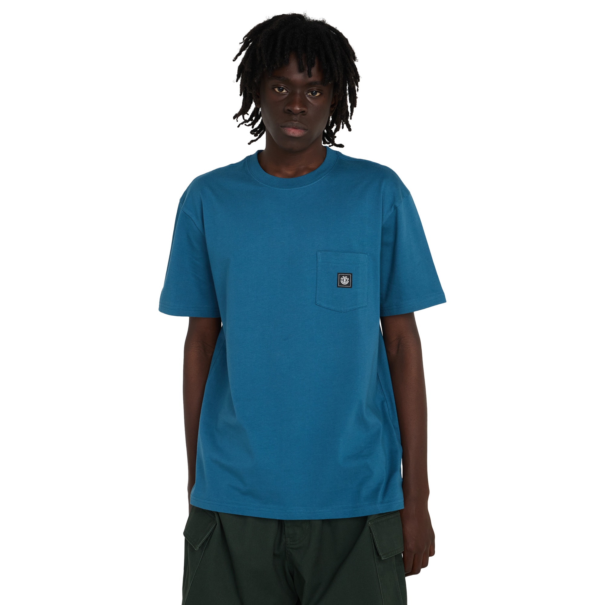 Imagen 0 de Camiseta de hombre Icon Label Pocket Element Negro