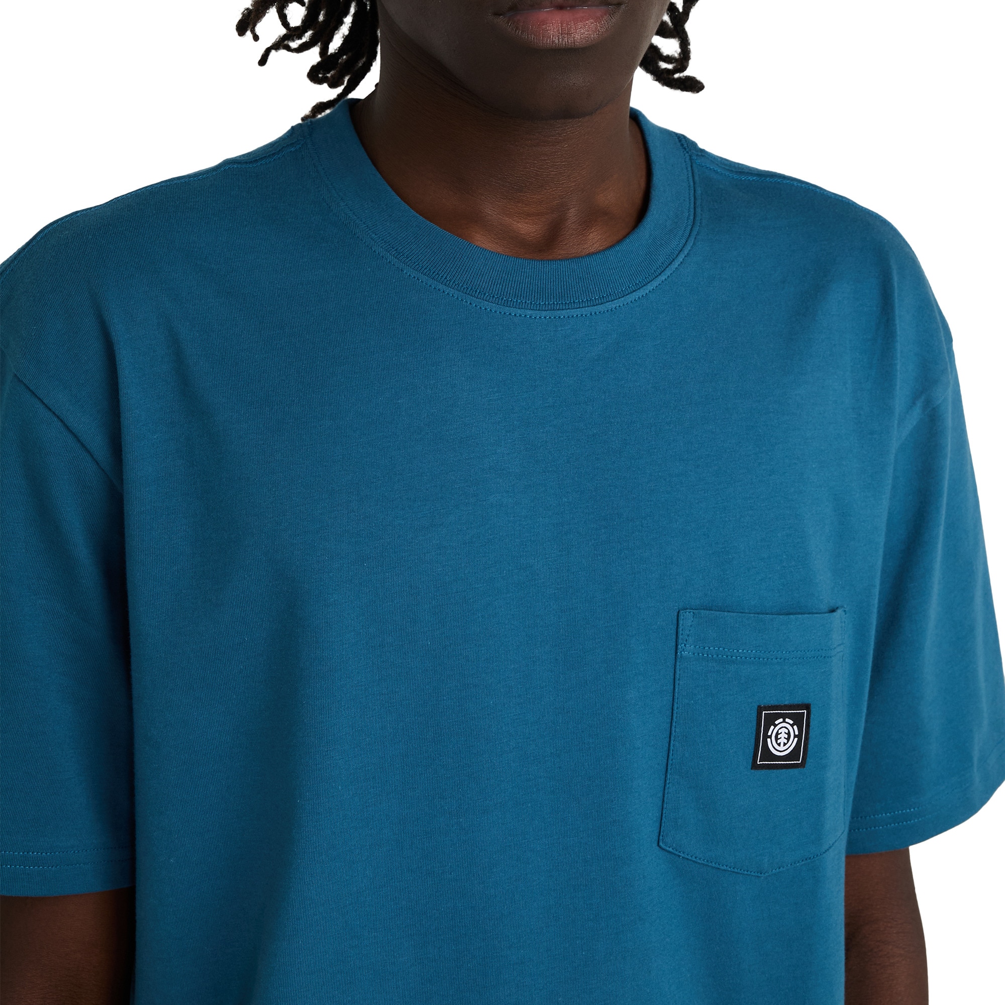 Camiseta de hombre Icon Label Pocket Element - Azul Azul-4