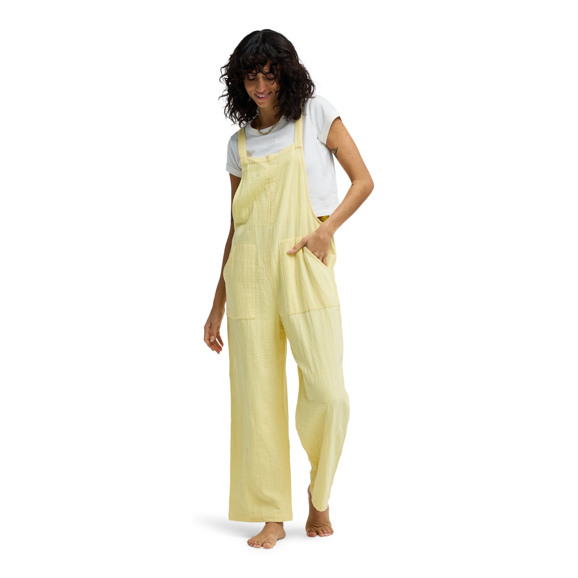 Mono de mujer Pacific Time Billabong - Amarillo Amarillo-3