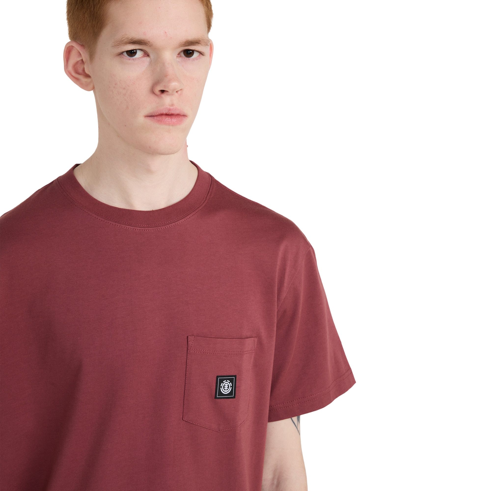Camiseta de hombre Icon Label Pocket Element - Morado Morado-4
