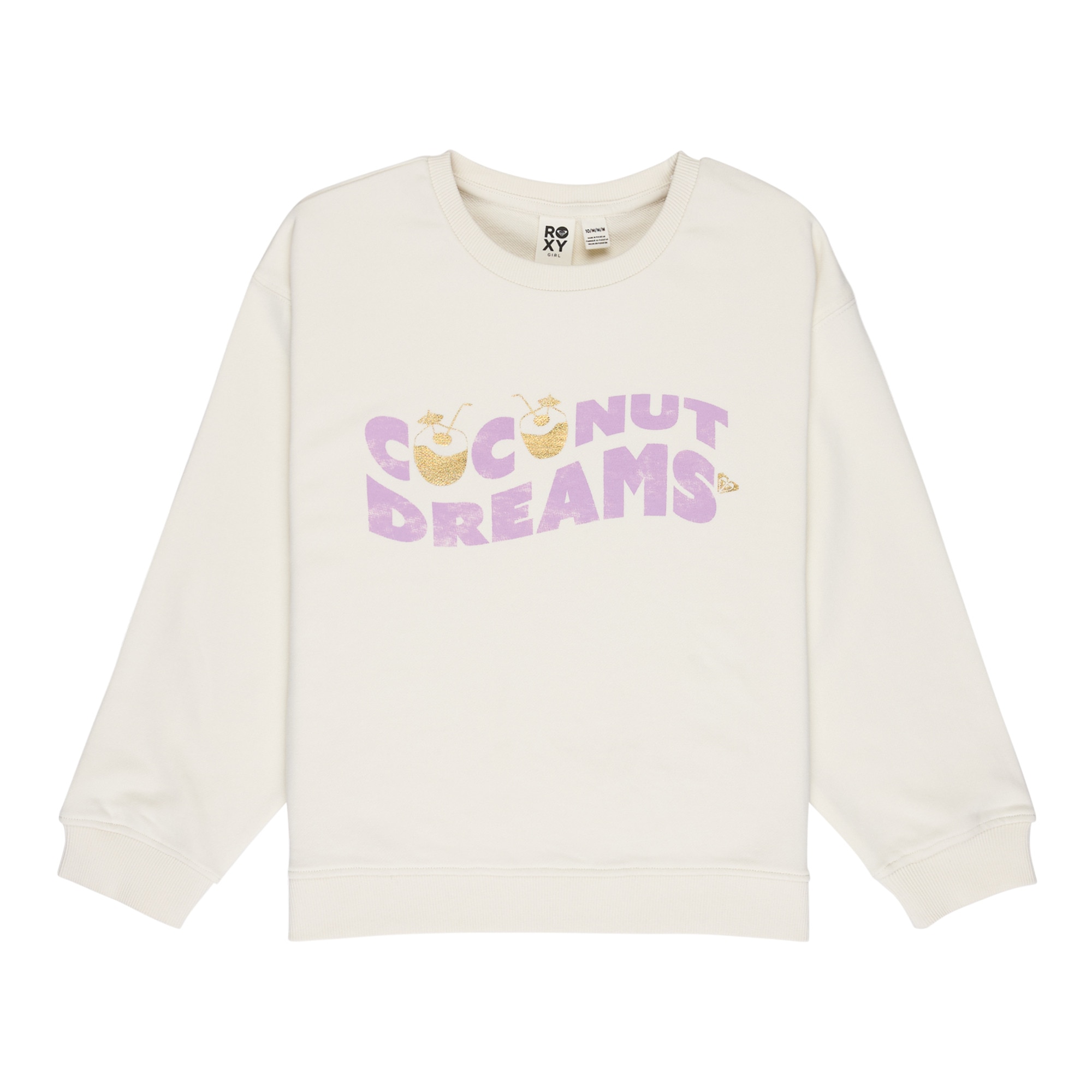 Sudadera de niños Morning Hike Terry Roxy - Blanco Blanco-1