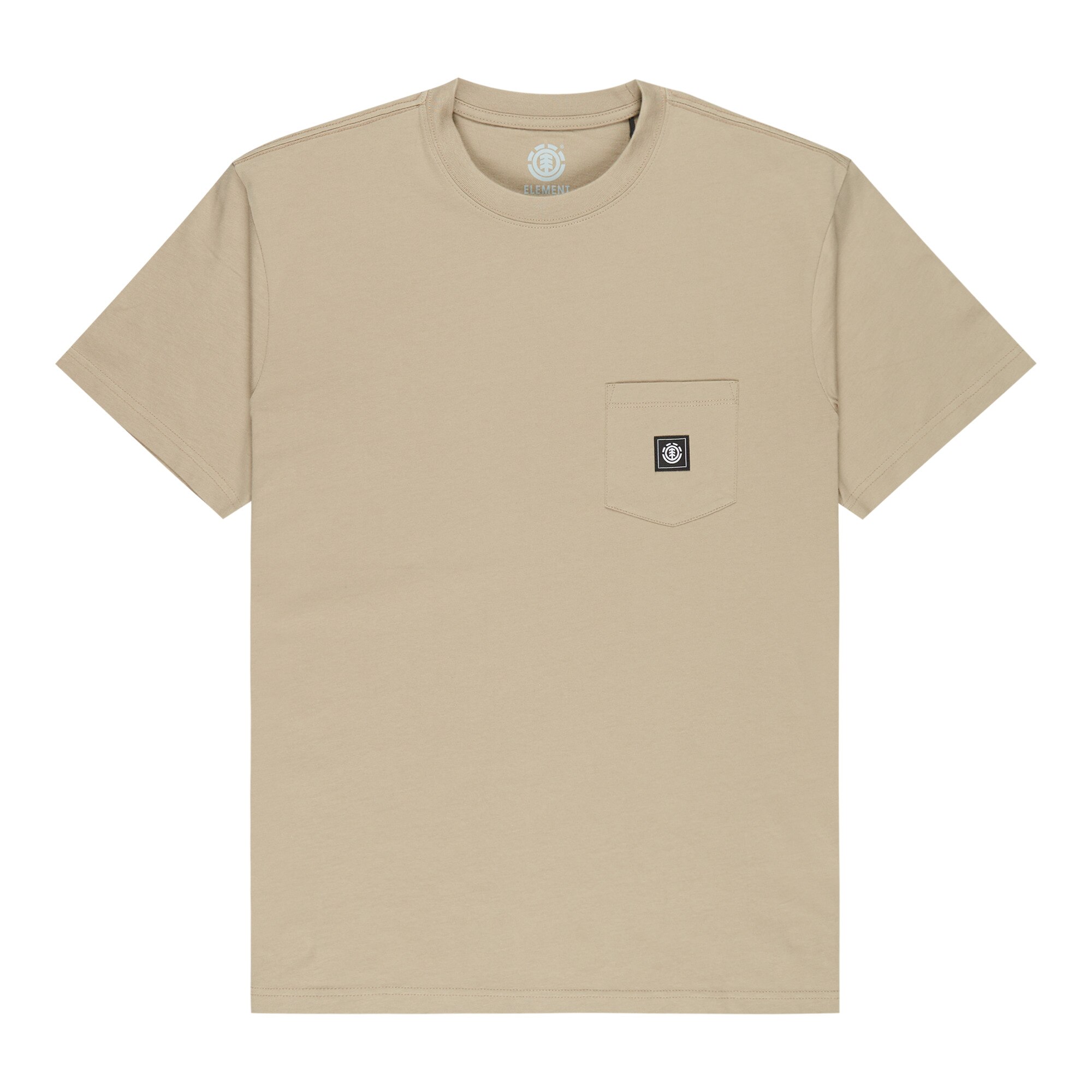 Camiseta de hombre Icon Label Pocket Element - Beige Beige-6