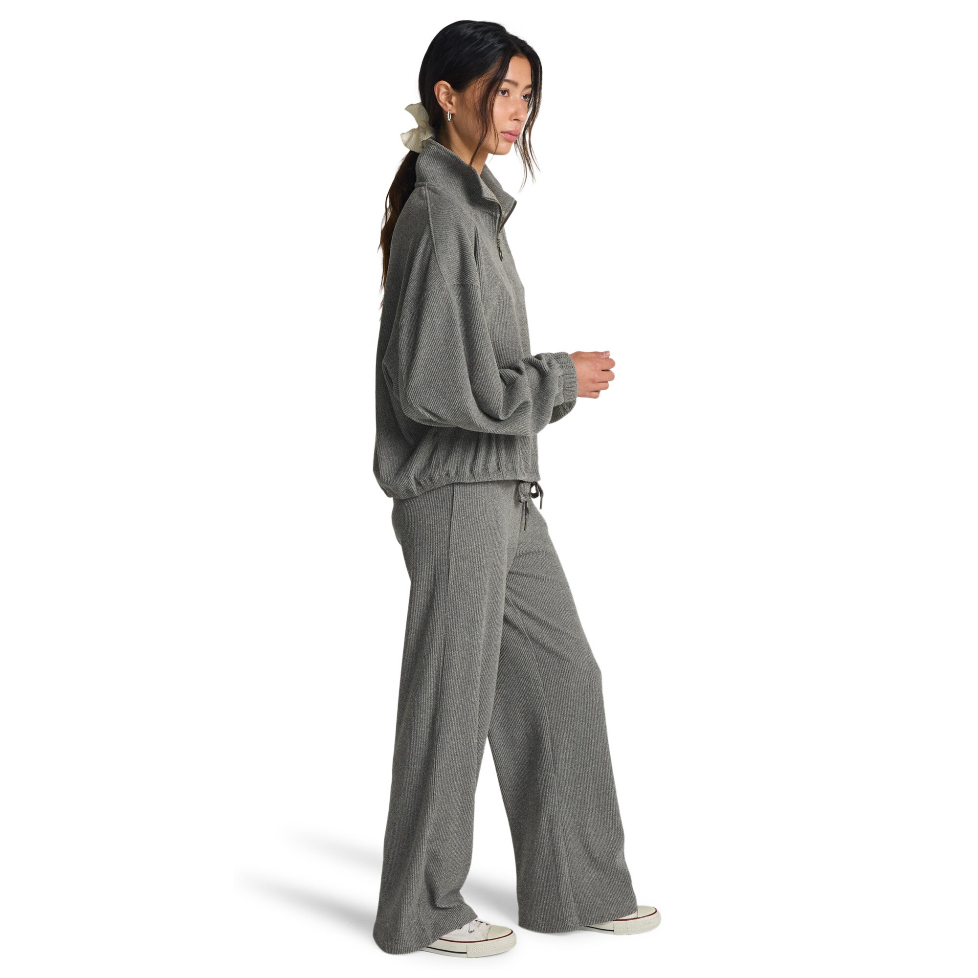 Pantalón de mujer Keep It Straight Billabong - Gris Gris-4