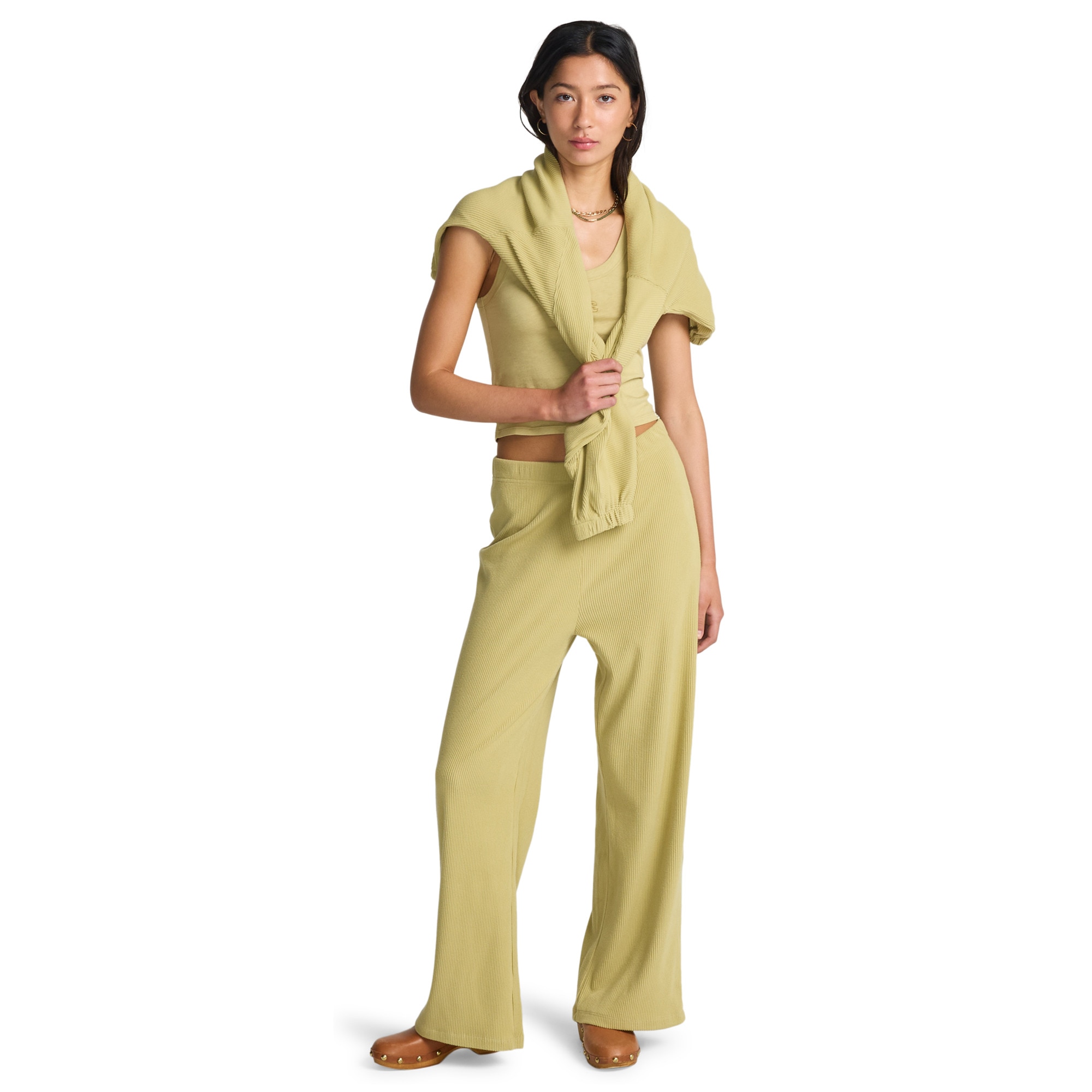Pantalón de mujer Keep It Straight Billabong - Verde Verde-3