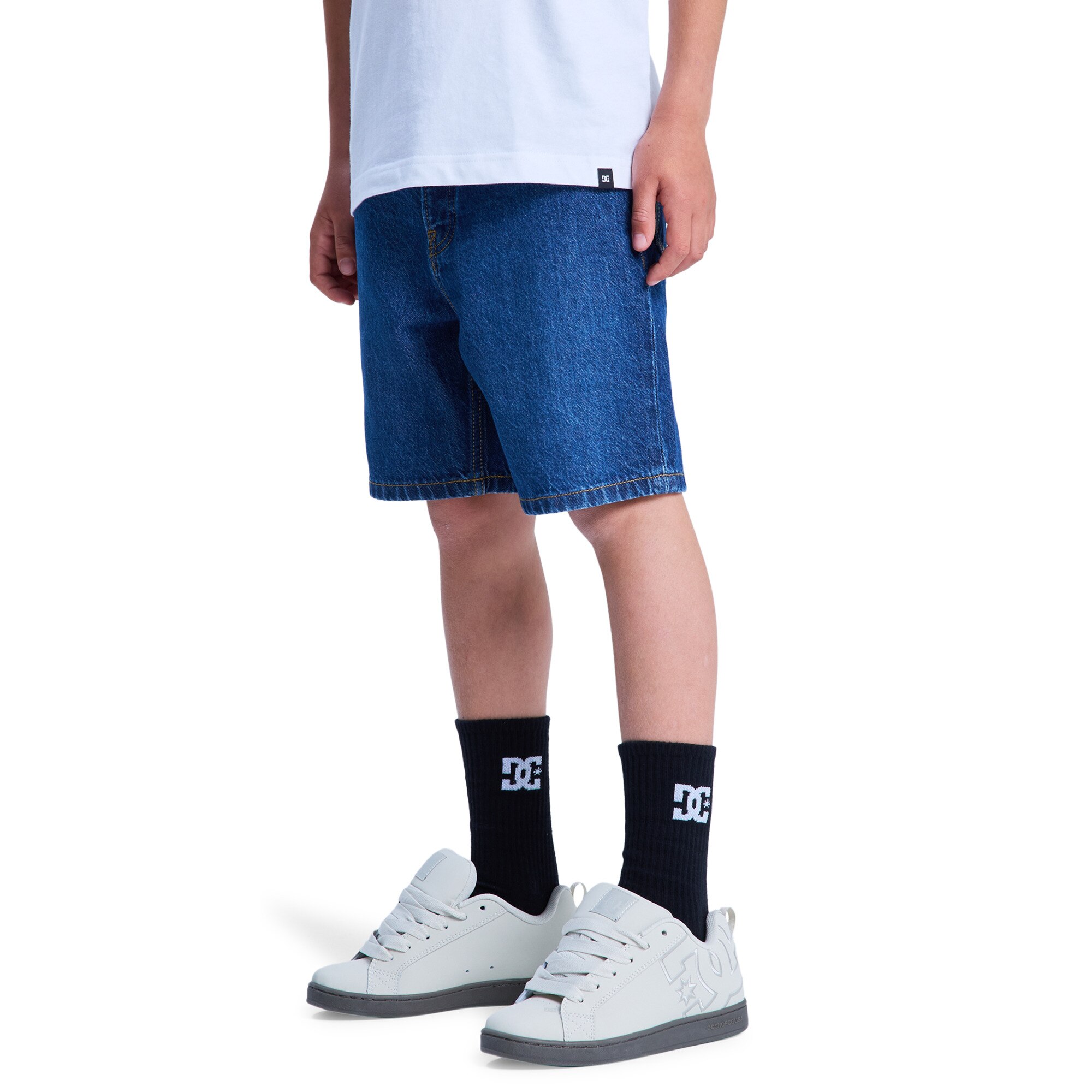 Pantalón corto vaqueros de niños Baggy DC Shoes - Azul Azul-3
