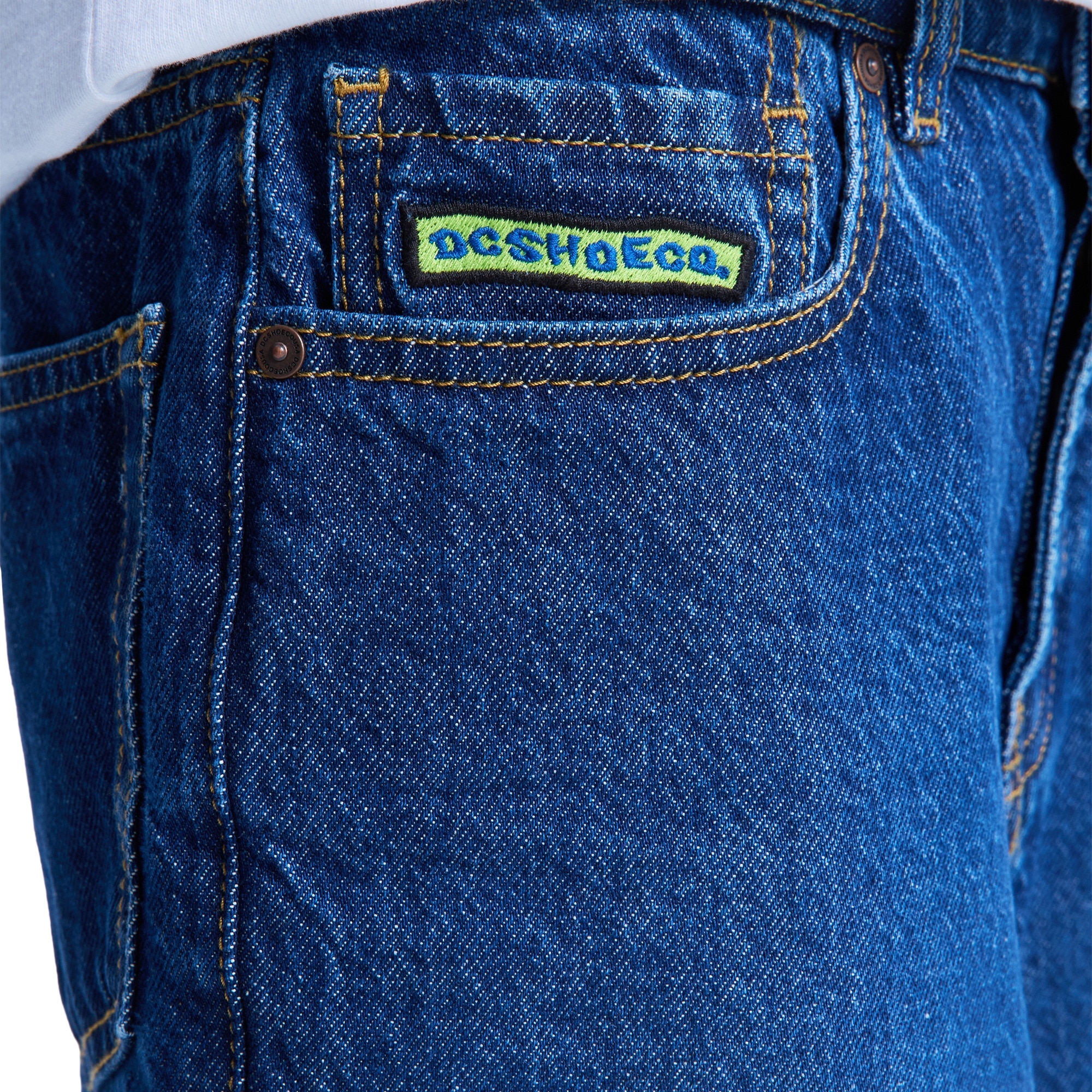 Pantalón corto vaqueros de niños Baggy DC Shoes - Azul Azul-4