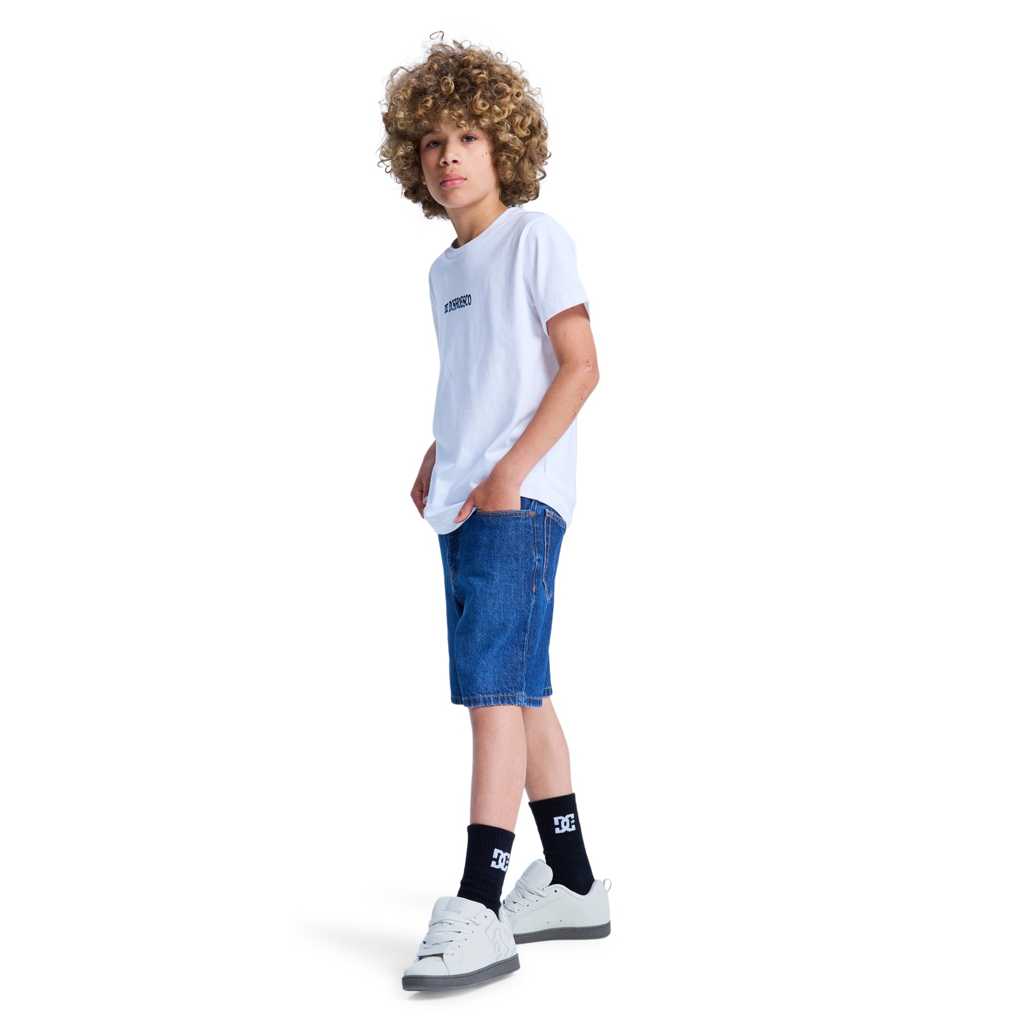Pantalón corto vaqueros de niños Baggy DC Shoes - Azul Azul-5