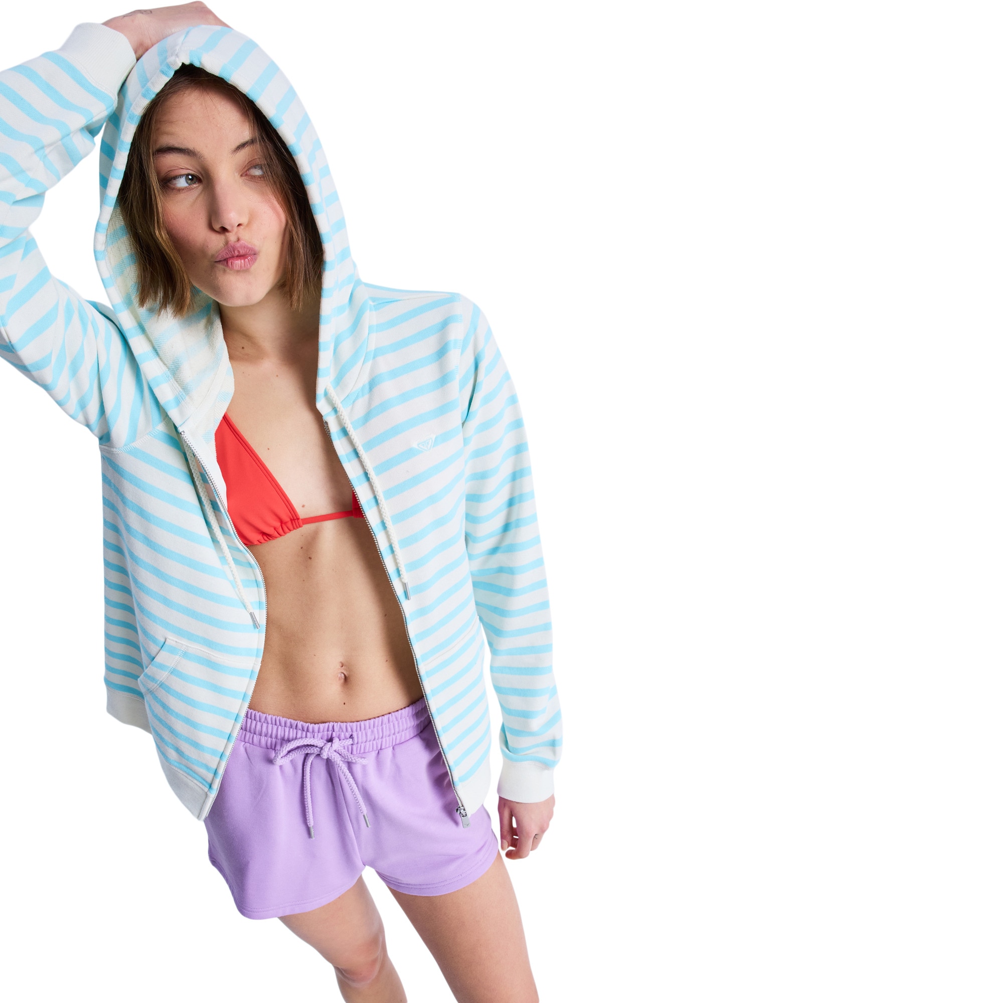 Imagen 1 de Sudadera de mujer Perfect Stripe Roxy - Azul Azul