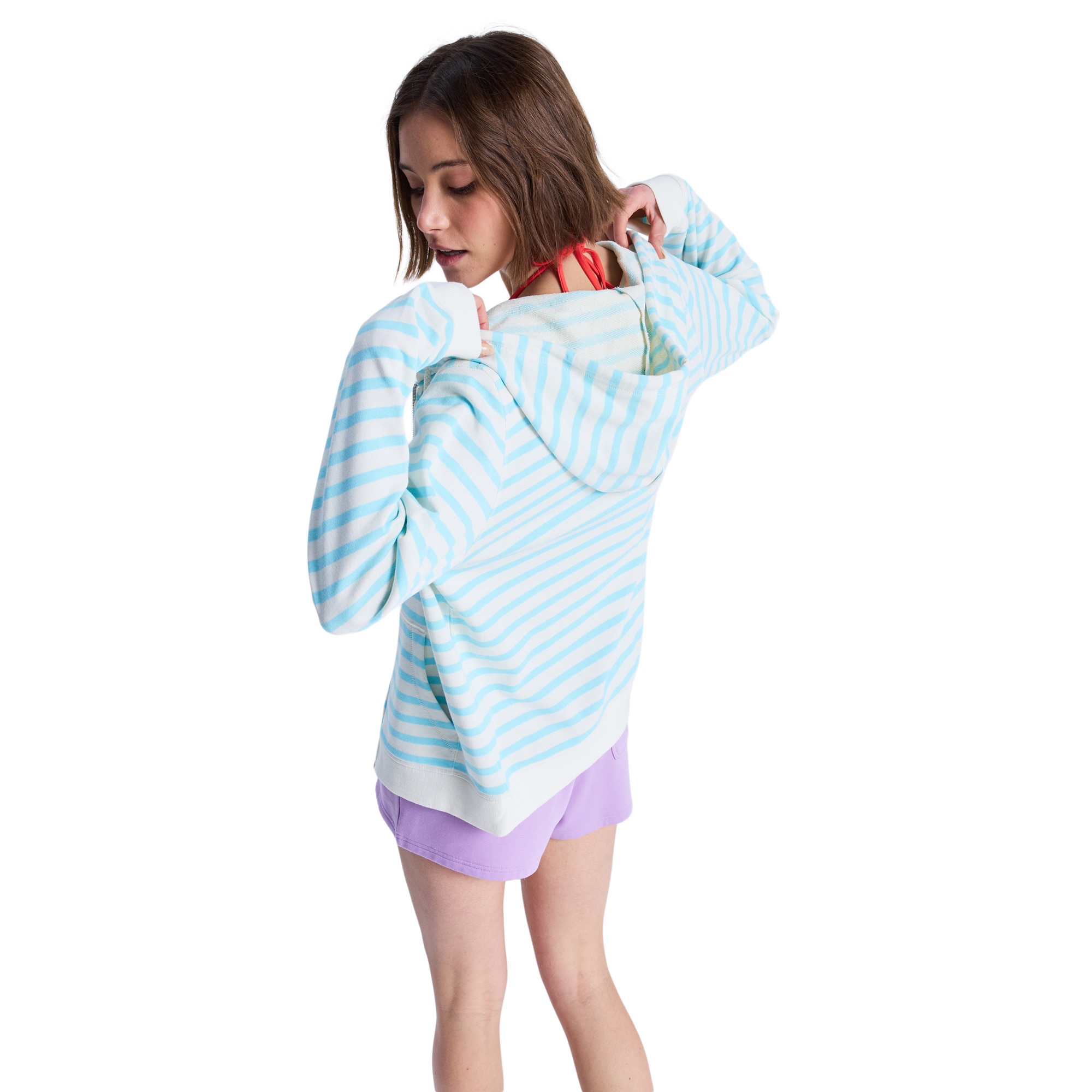 Imagen 2 de Sudadera de mujer Perfect Stripe Roxy - Azul Azul