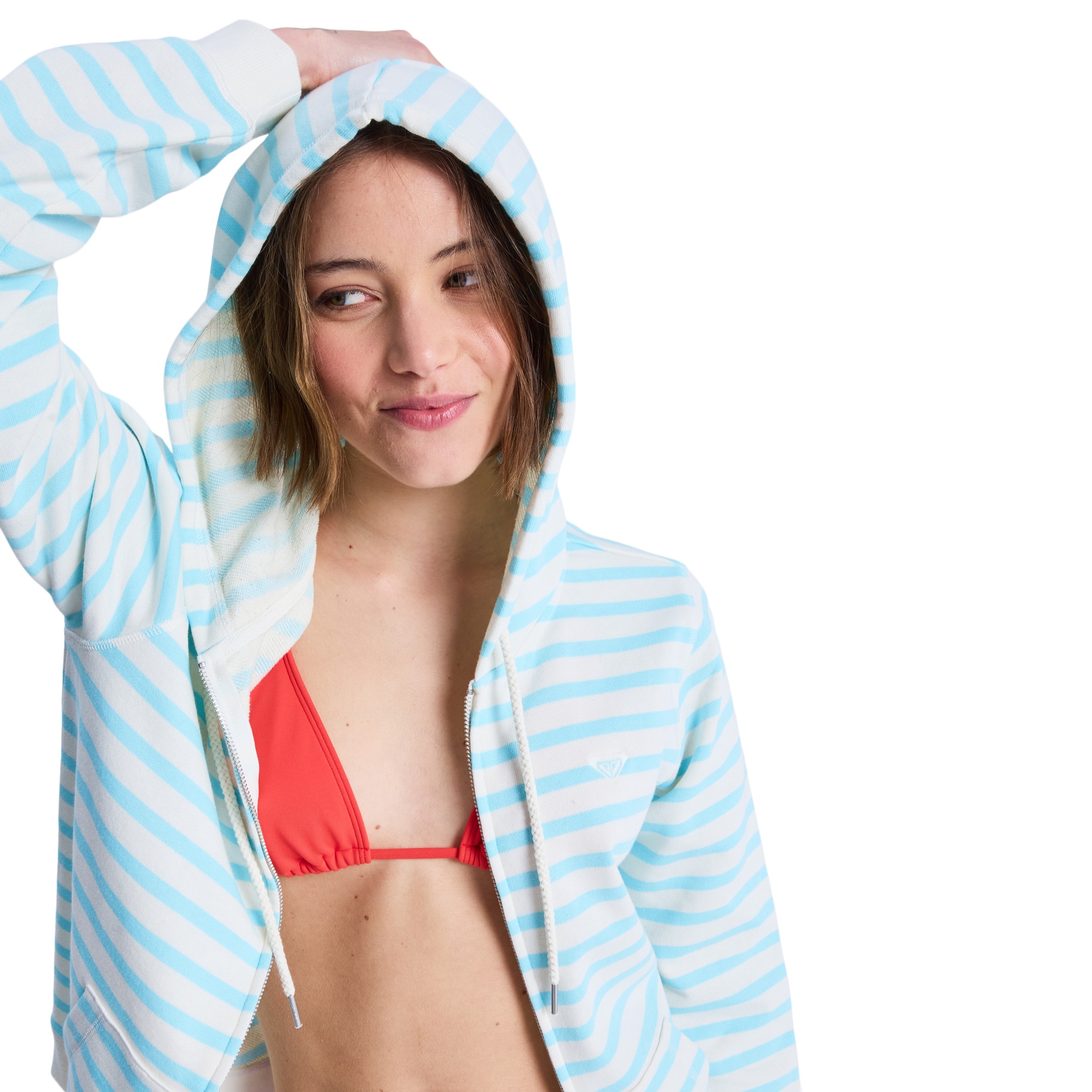 Imagen 4 de Sudadera de mujer Perfect Stripe Roxy - Azul Azul